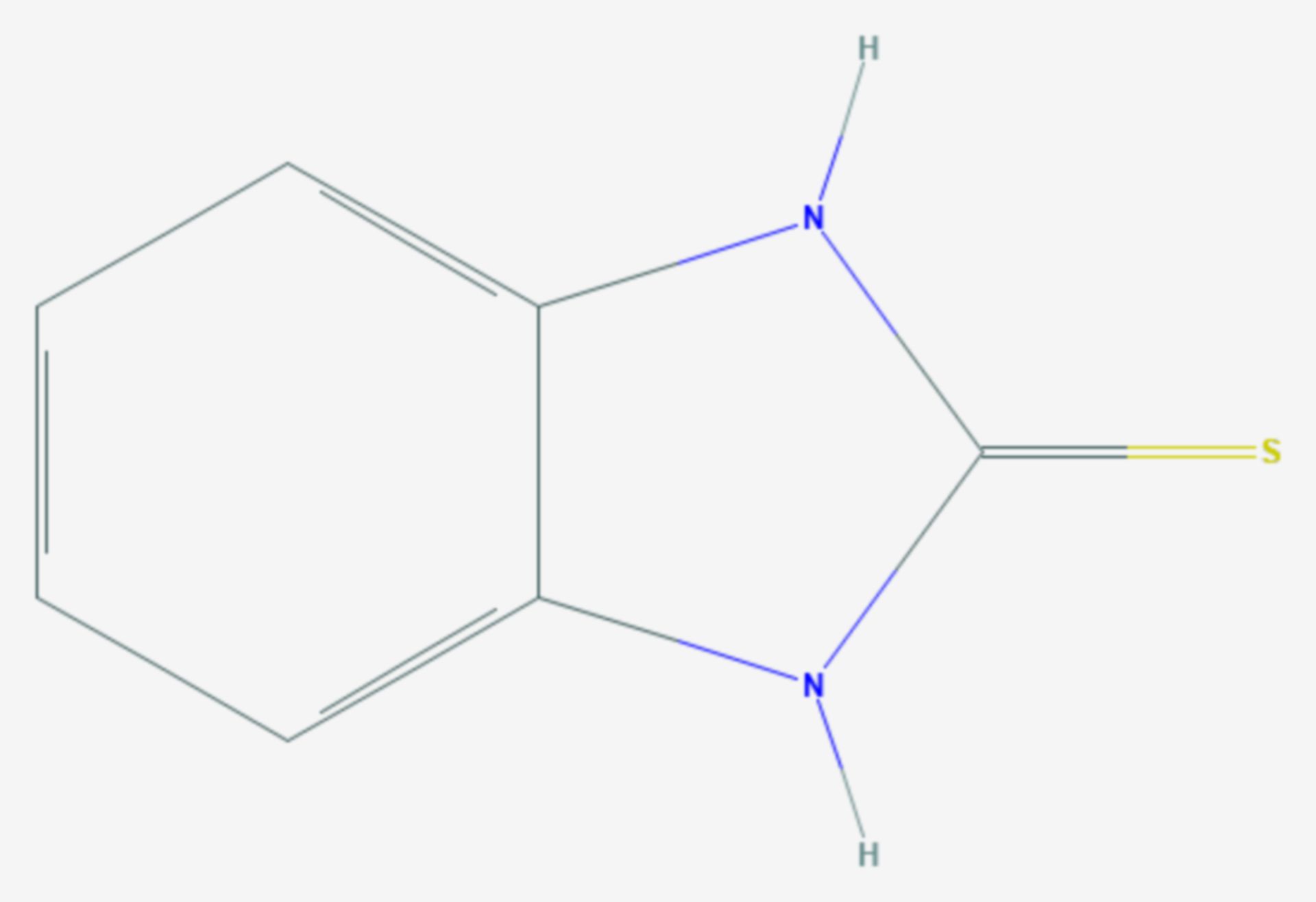 2-Mercaptobenzimidazol (Strukturformel)