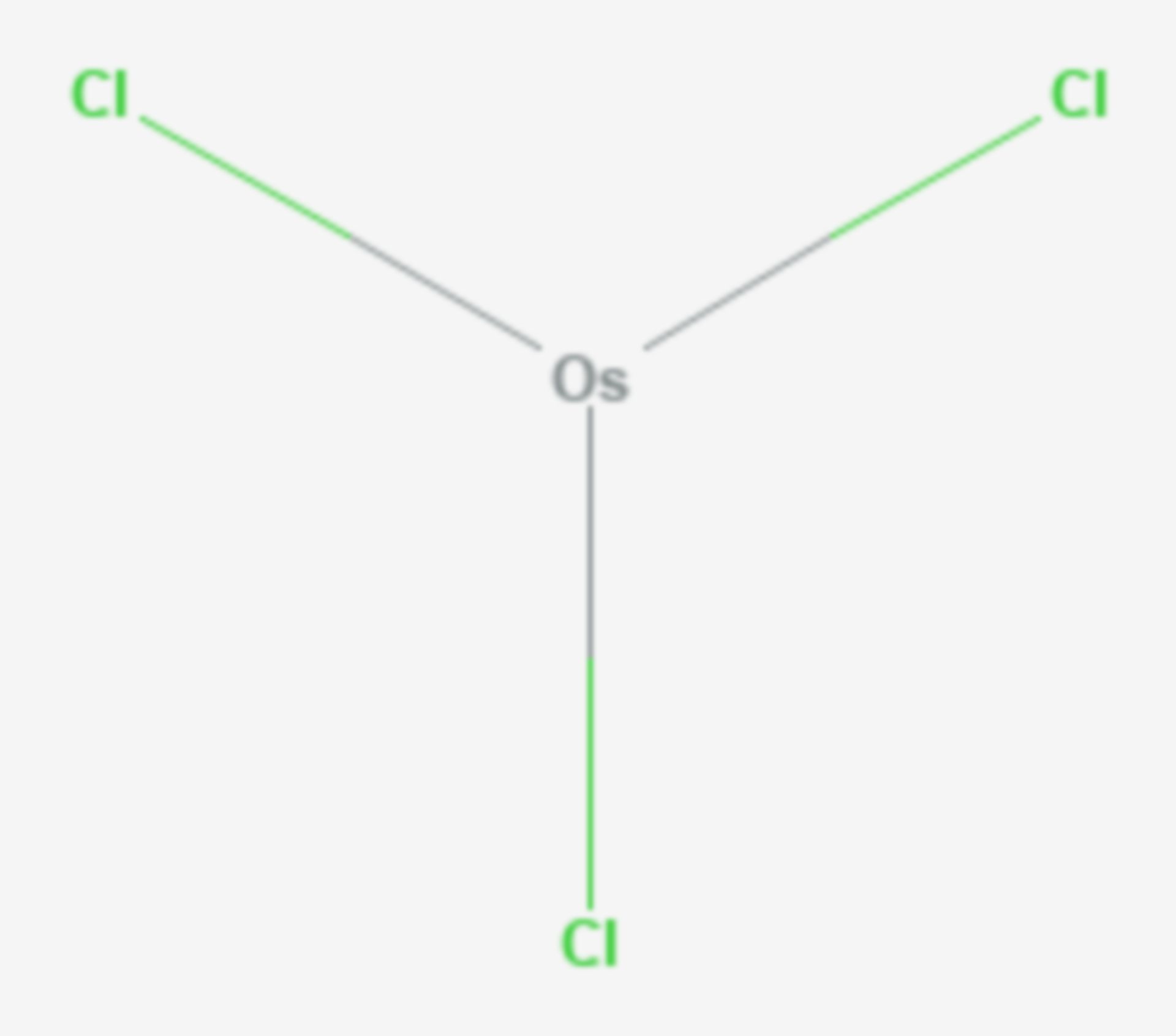 Osmium(III)-chlorid (Strukturformel)