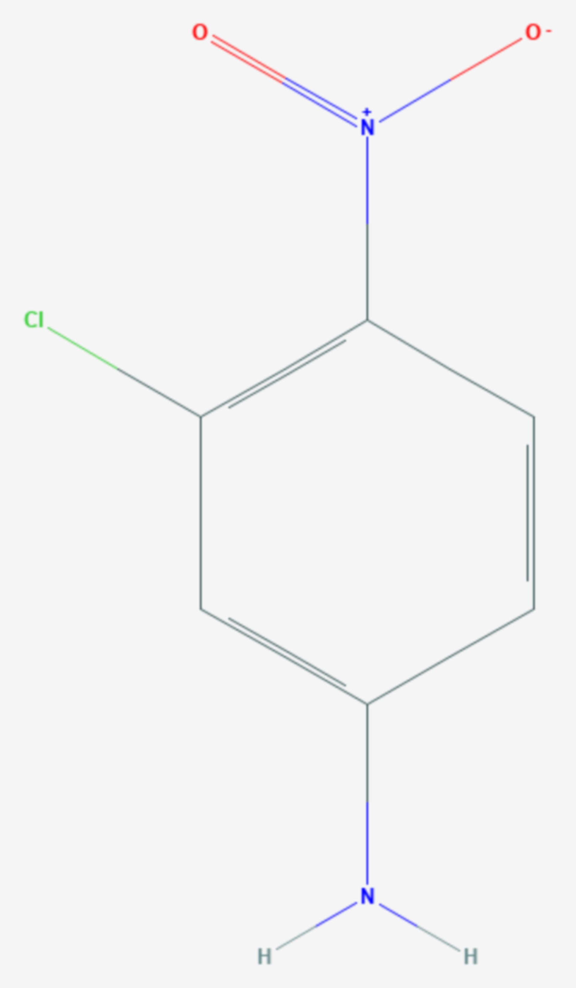 3-Chlor-4-nitroanilin (Strukturformel)