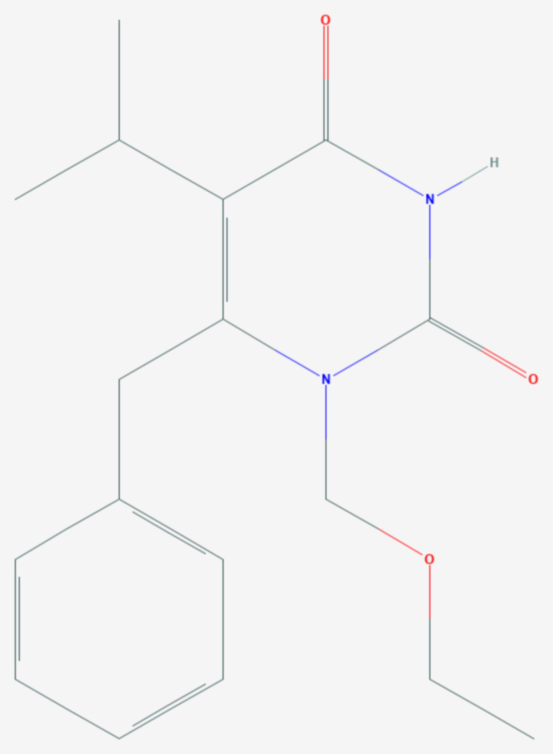 Emivirin (Strukturformel)
