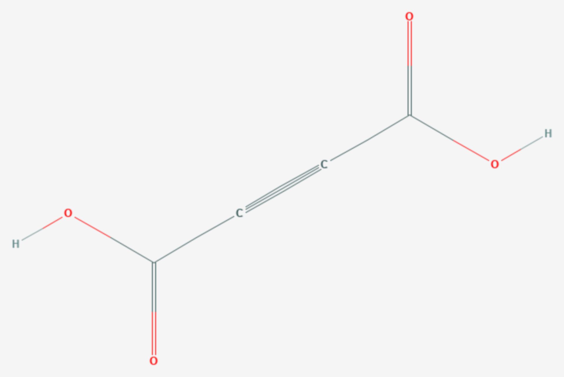 Acetylendicarbonsäure (Strukturformel)