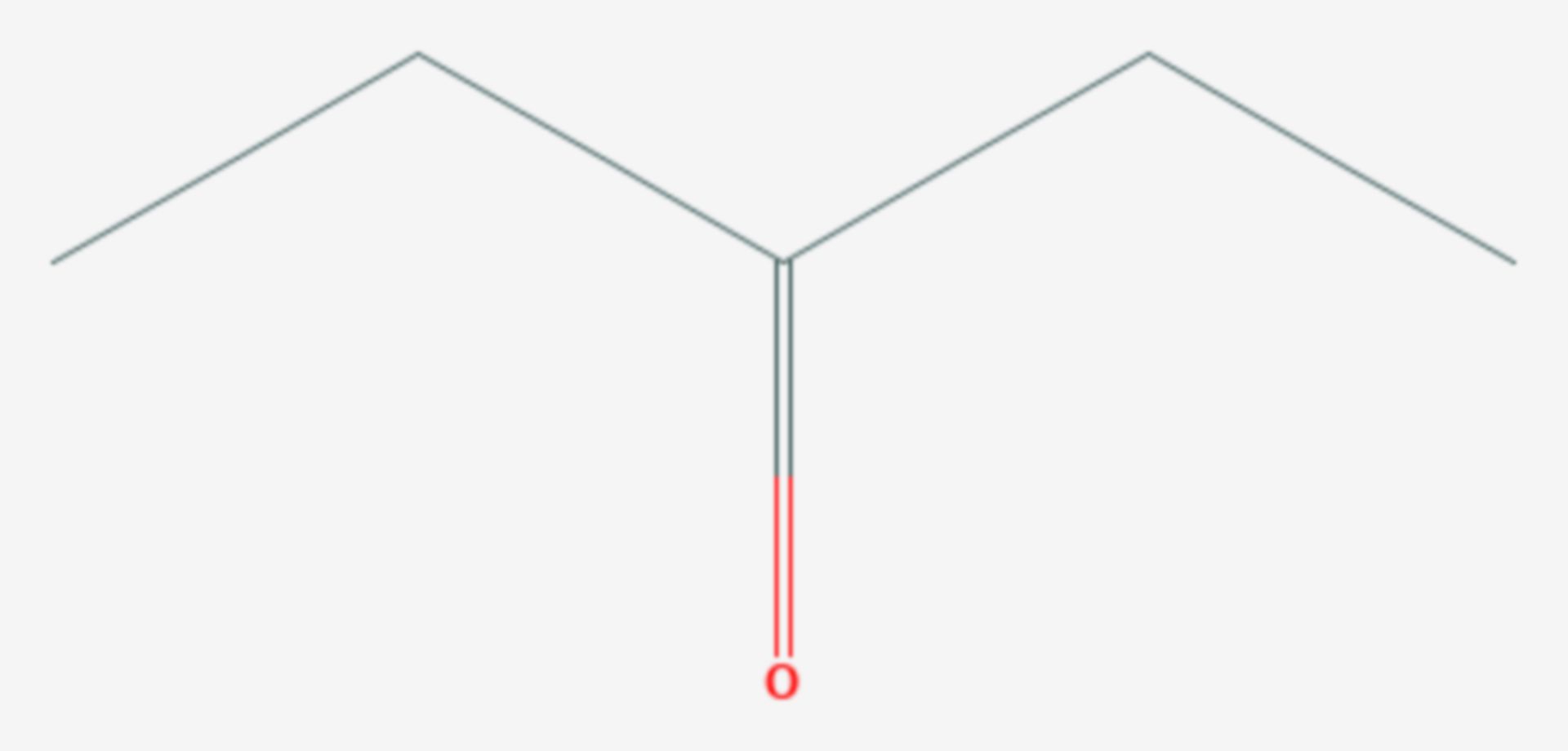 3-Pentanon (Strukturformel)
