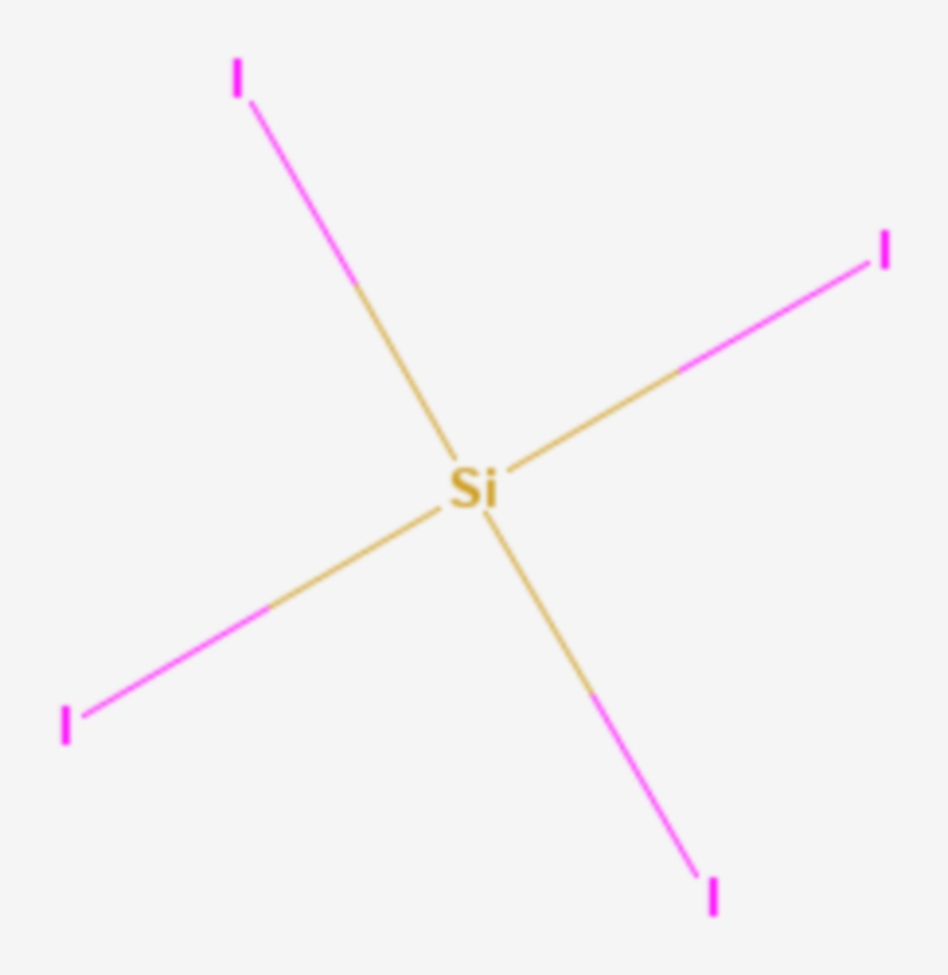 Tetraiodsilan (Strukturformel)