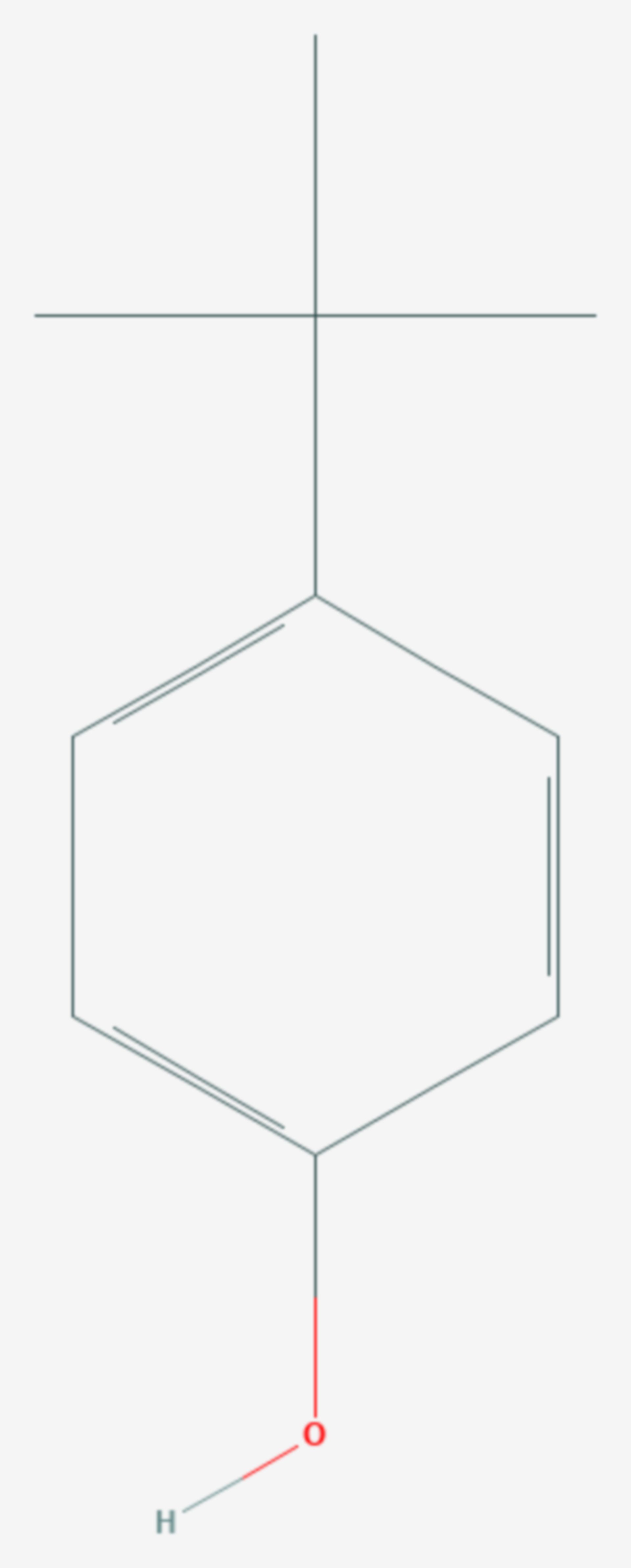 4-tert-Butylphenol (Strukturformel)