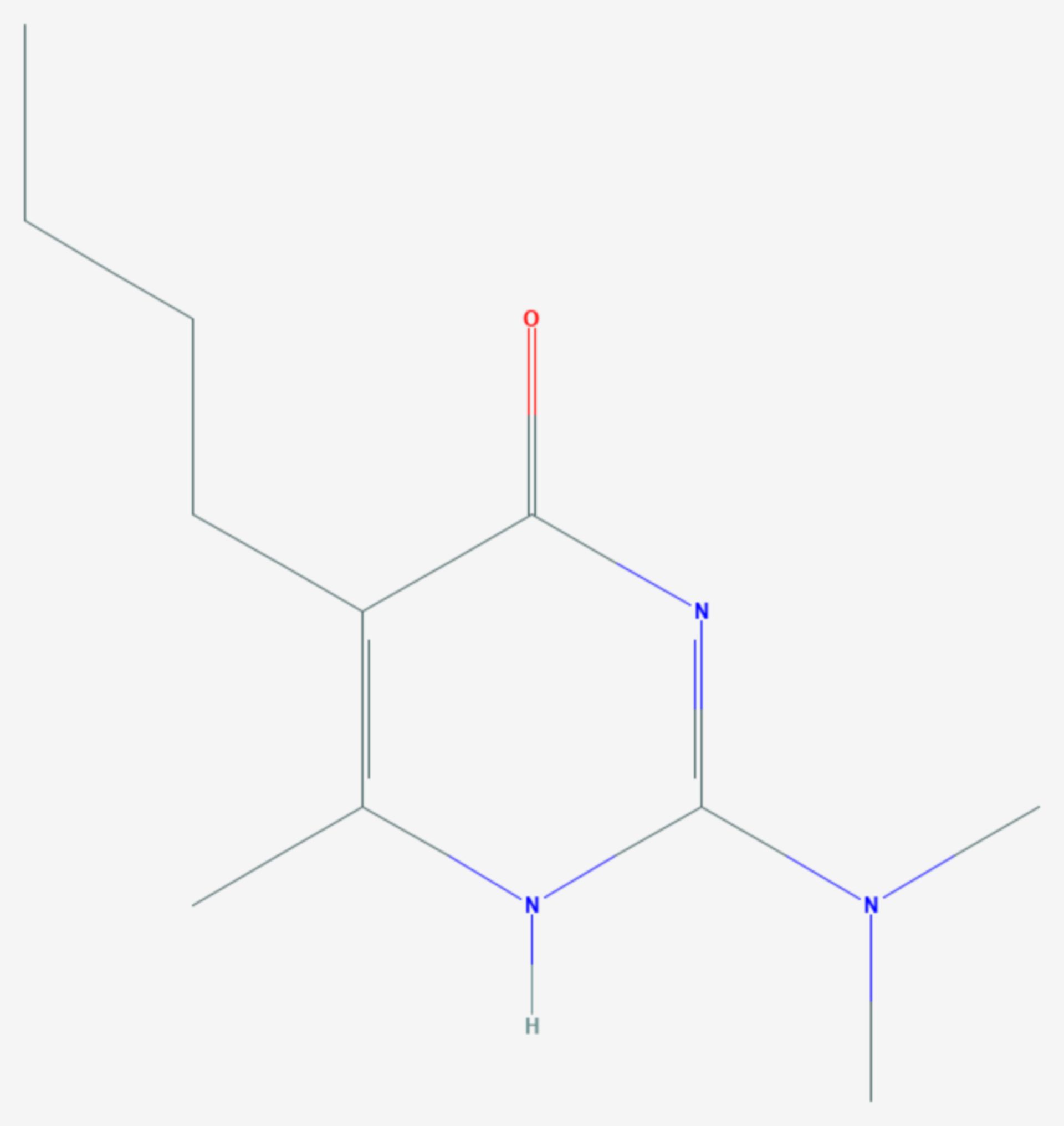 Dimethirimol (Strukturformel)