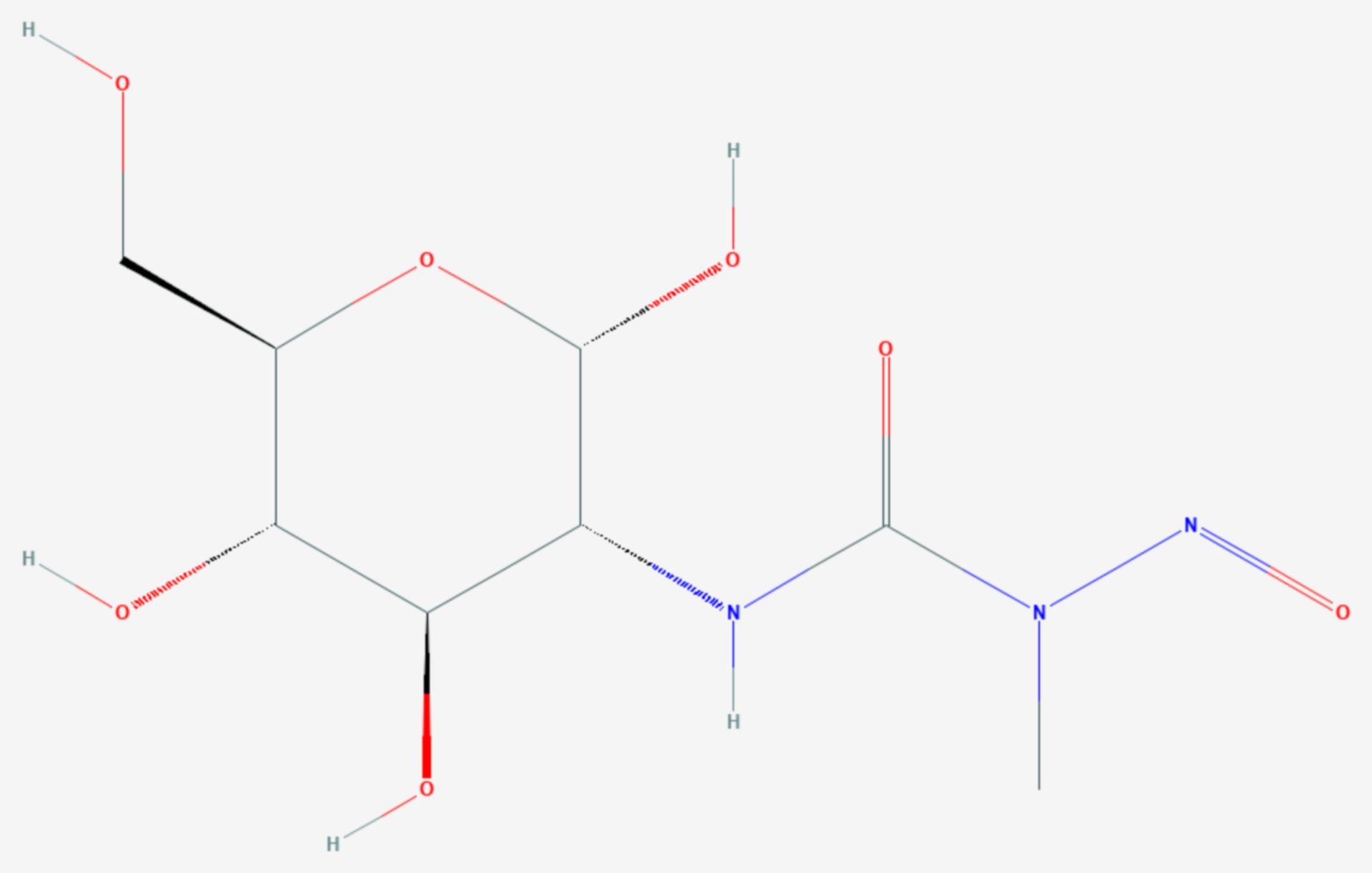 Streptozocin (Strukturformel)