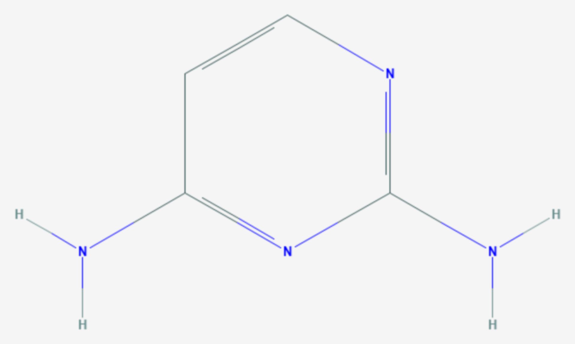 2,4-Diaminopyrimidin (Strukturformel)