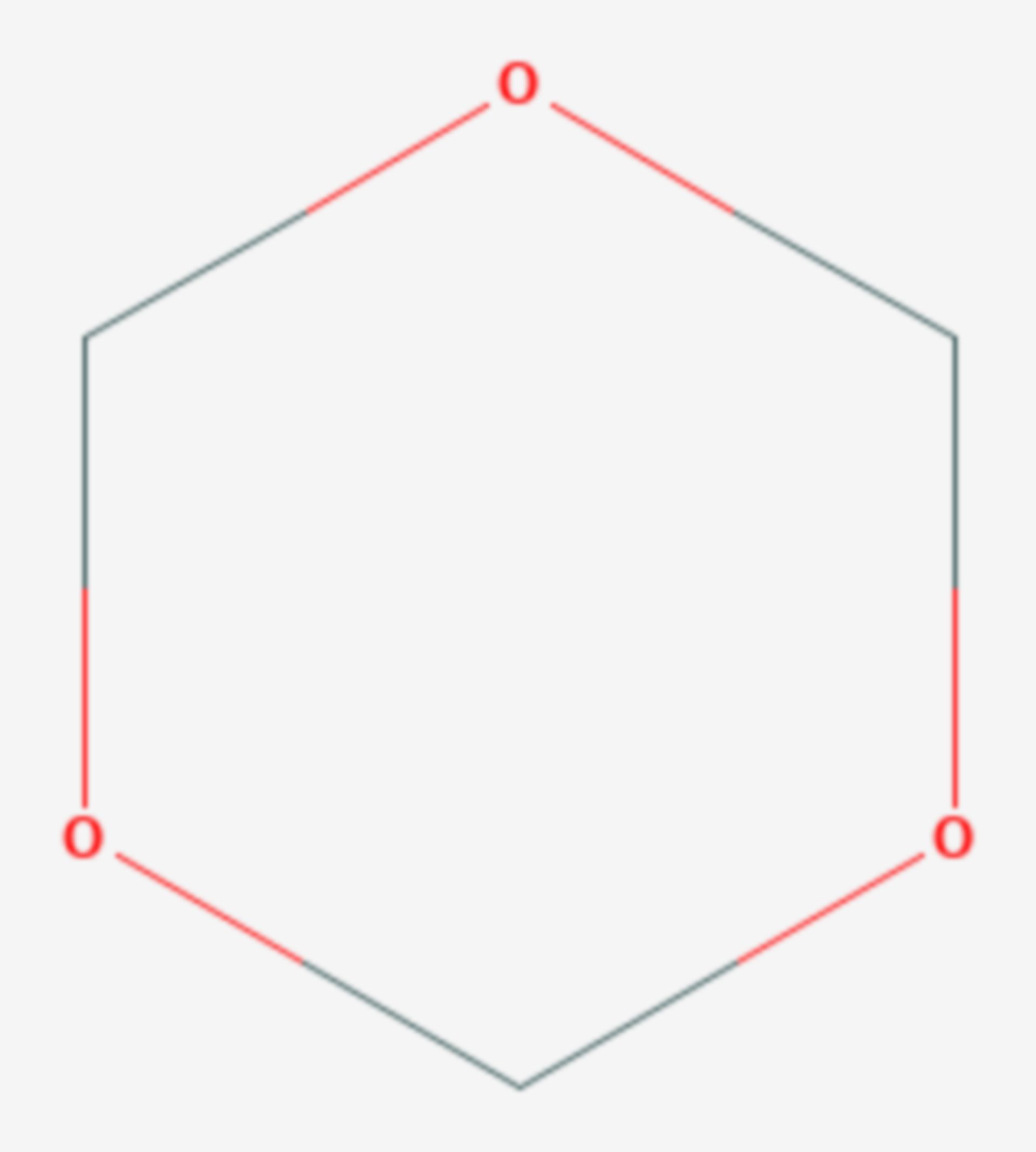 Trioxan (Strukturformel)