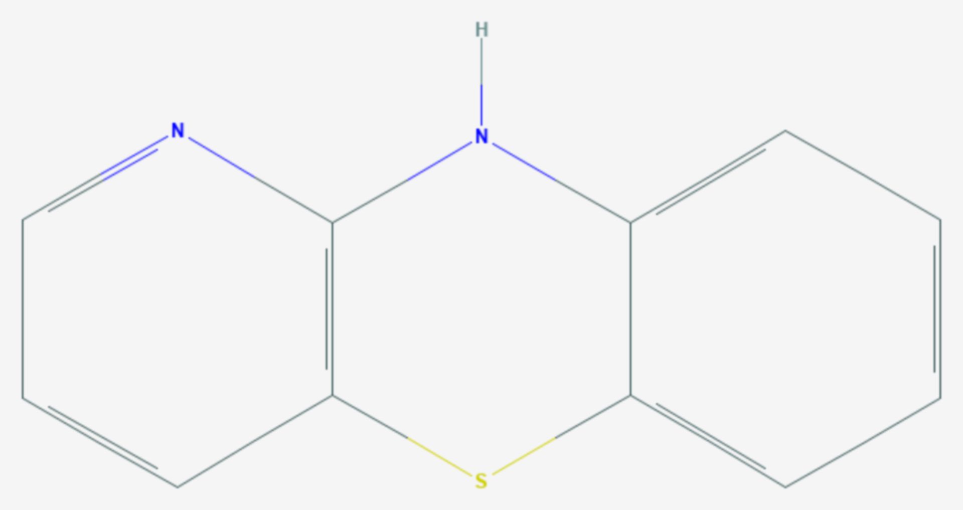 4-Azaphenothiazin (Strukturformel)