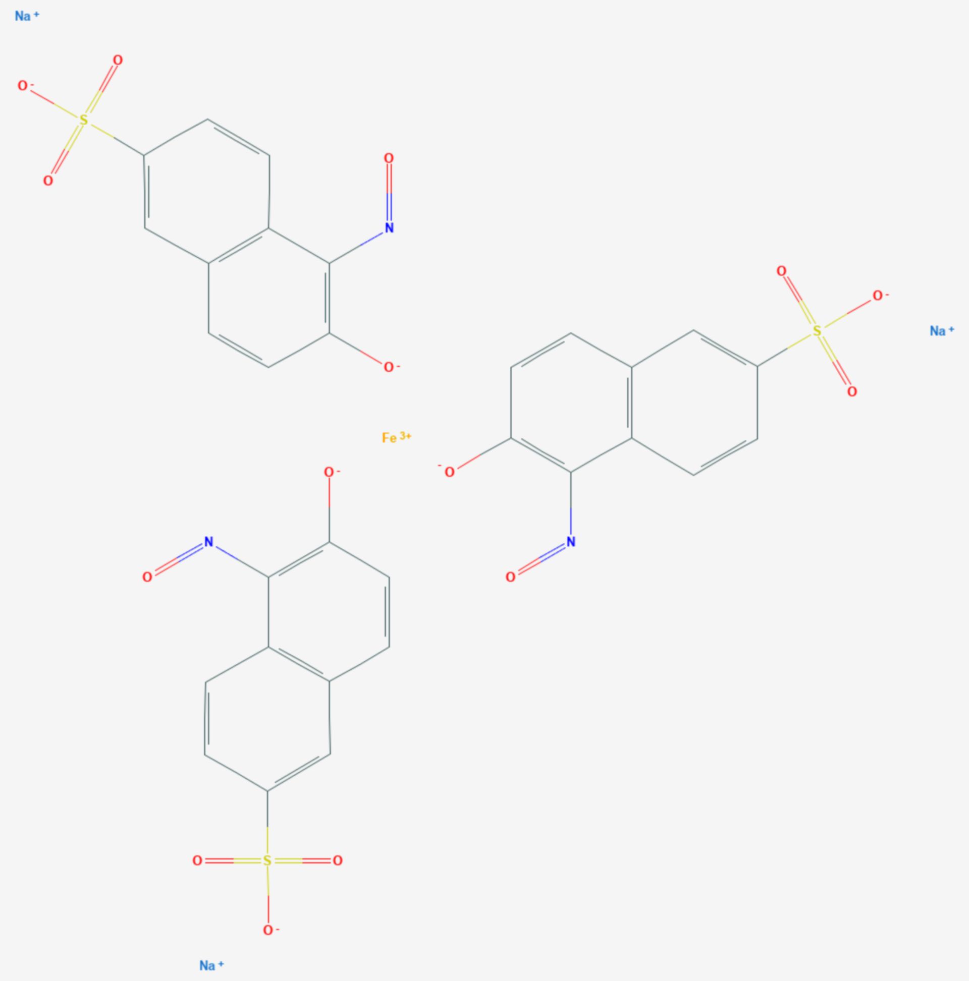 Naphtholgrün B (Strukturformel)