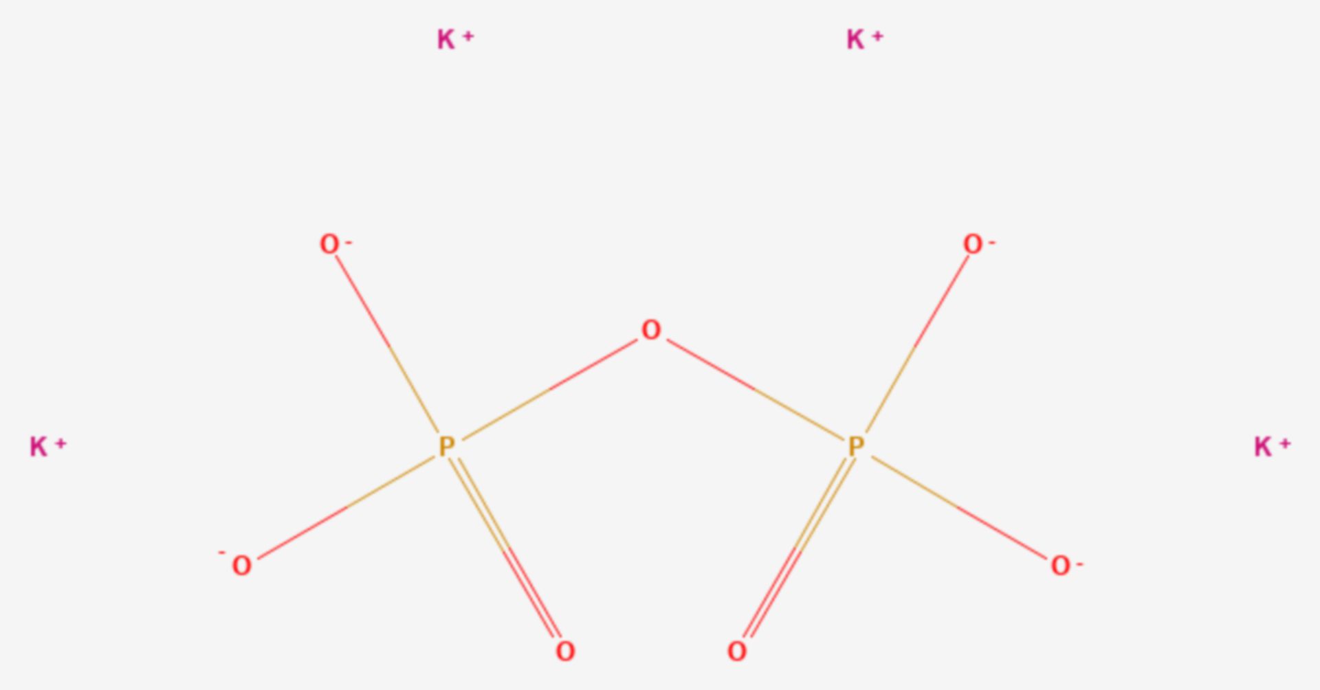 Kaliumdiphosphat (Strukturformel)
