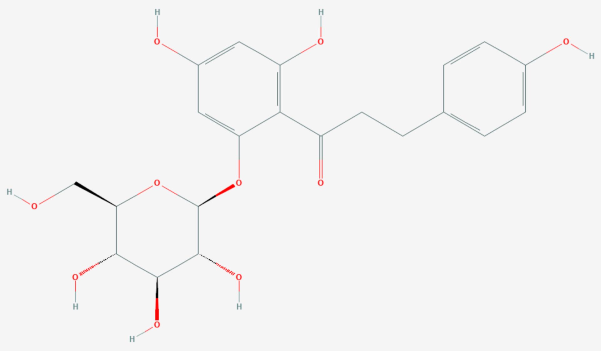 Phlorizin (Strukturformel)