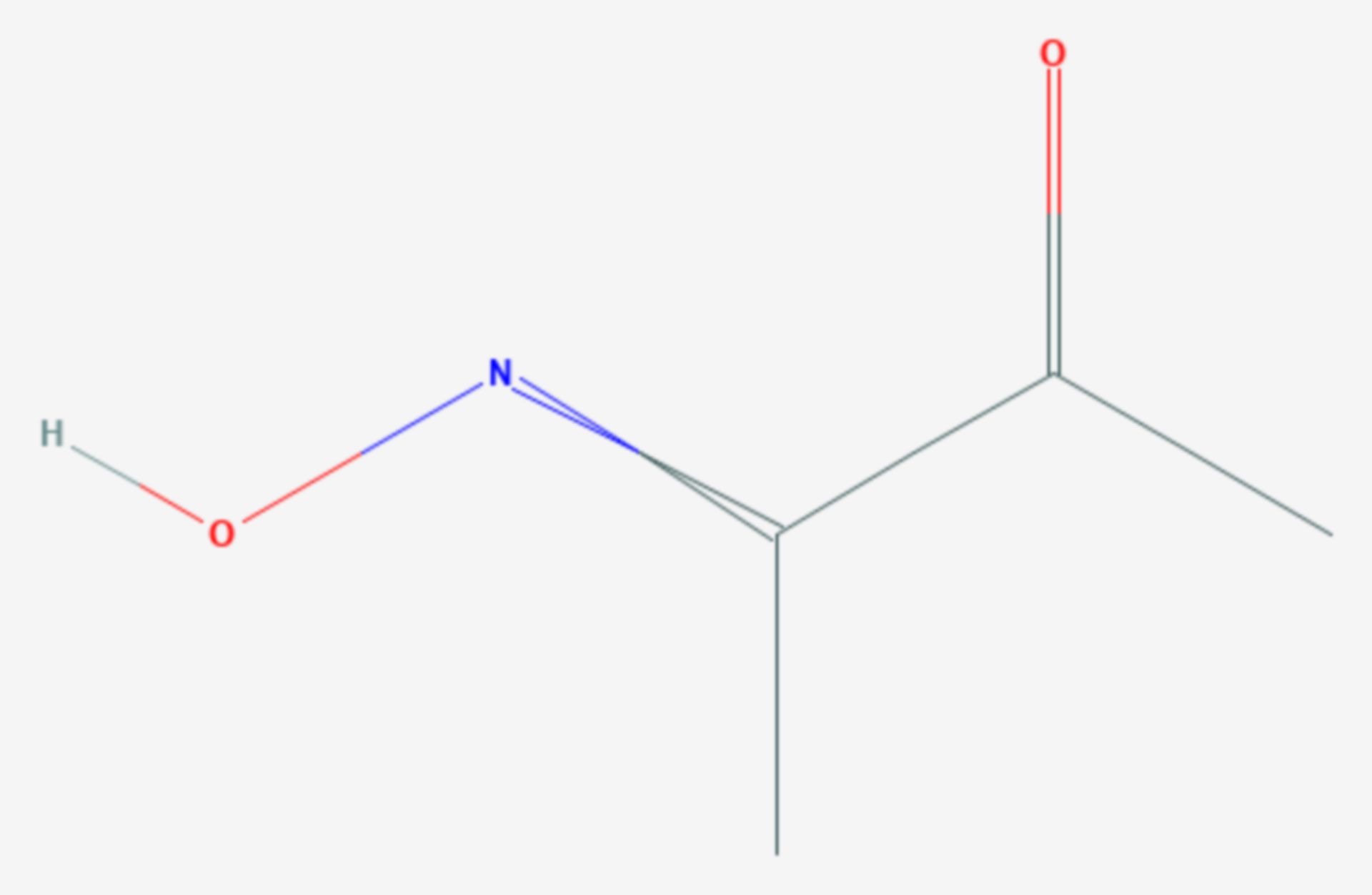 Diacetylmonoxim (Strukturformel)