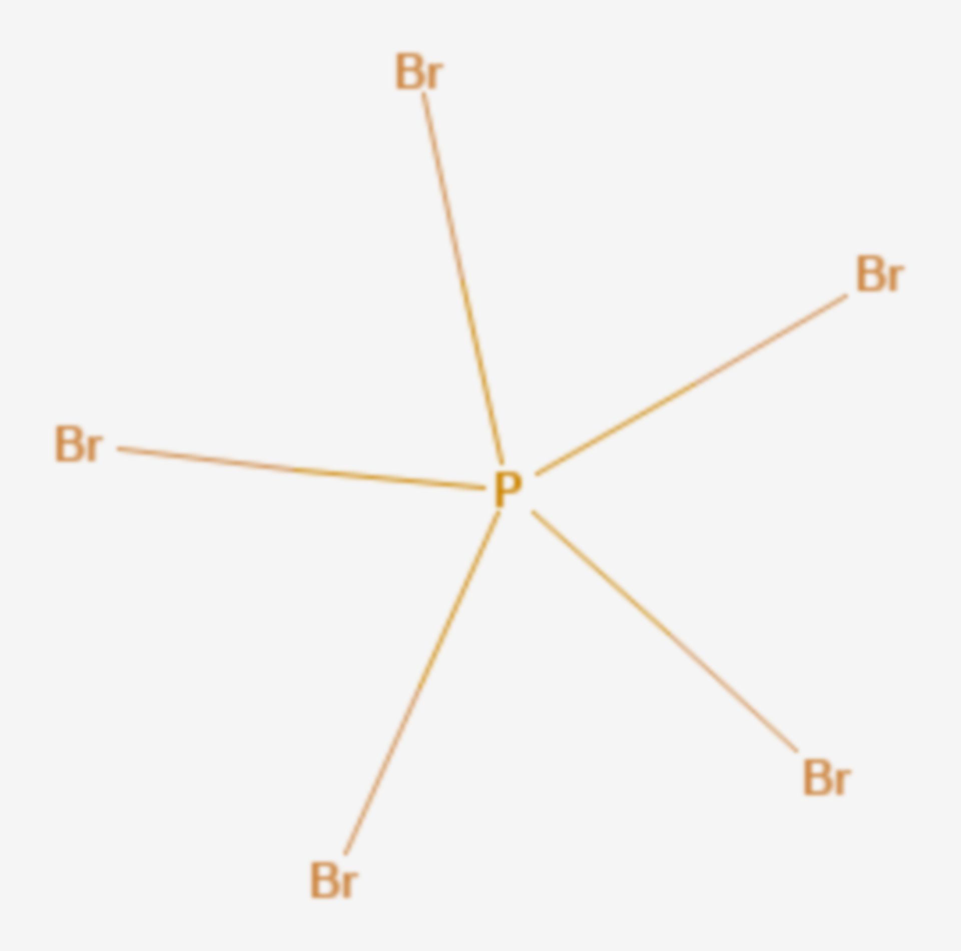 Phosphorpentabromid (Strukturformel)
