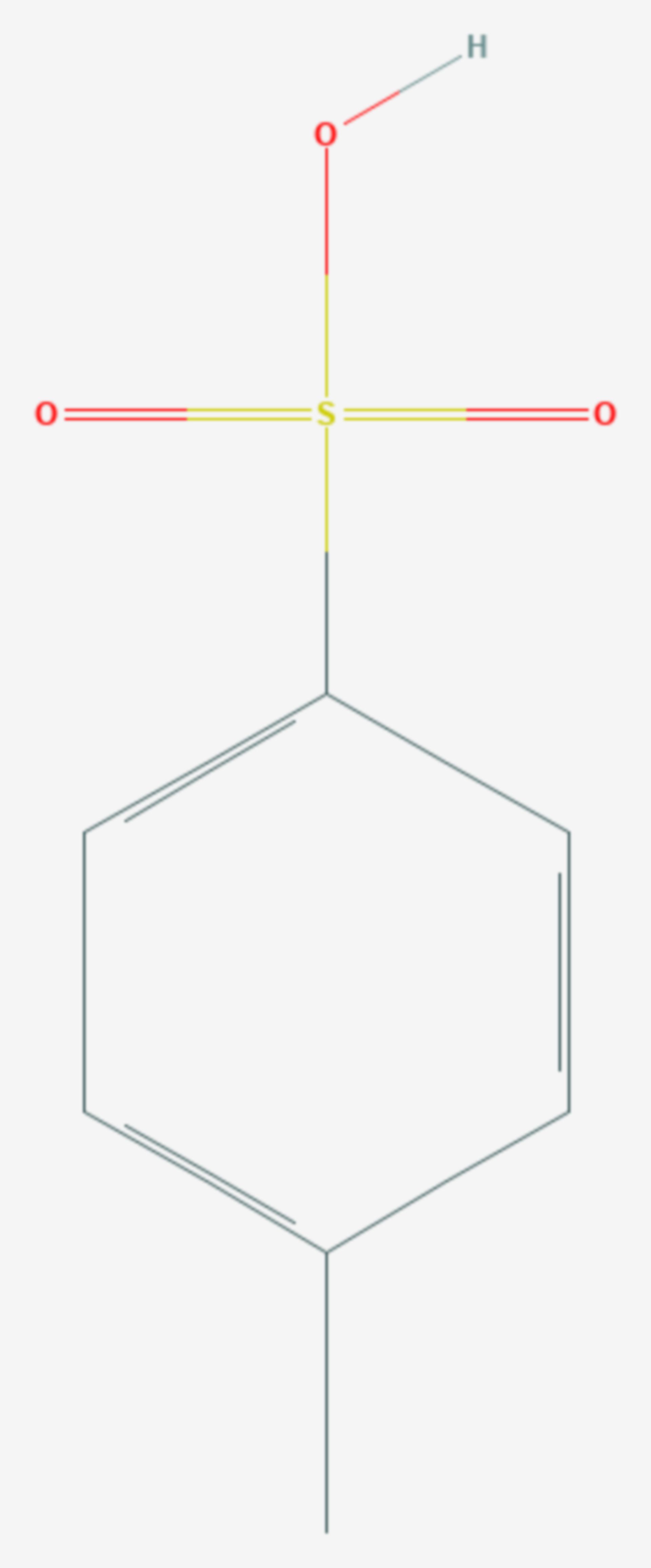 P-Toluolsulfonsäure (Strukturformel)