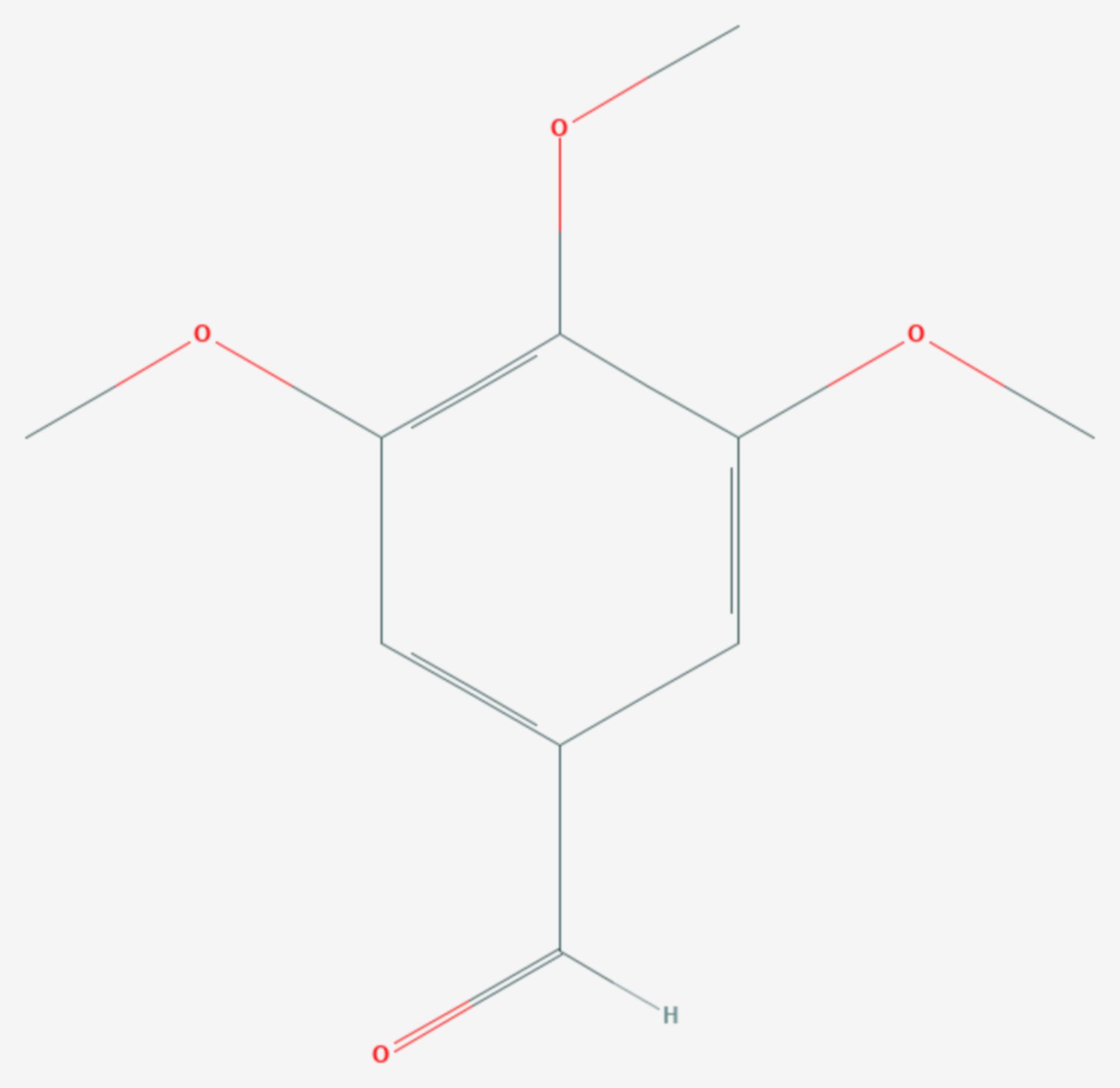 3,4,5-Trimethoxybenzaldehyd (Strukturformel)