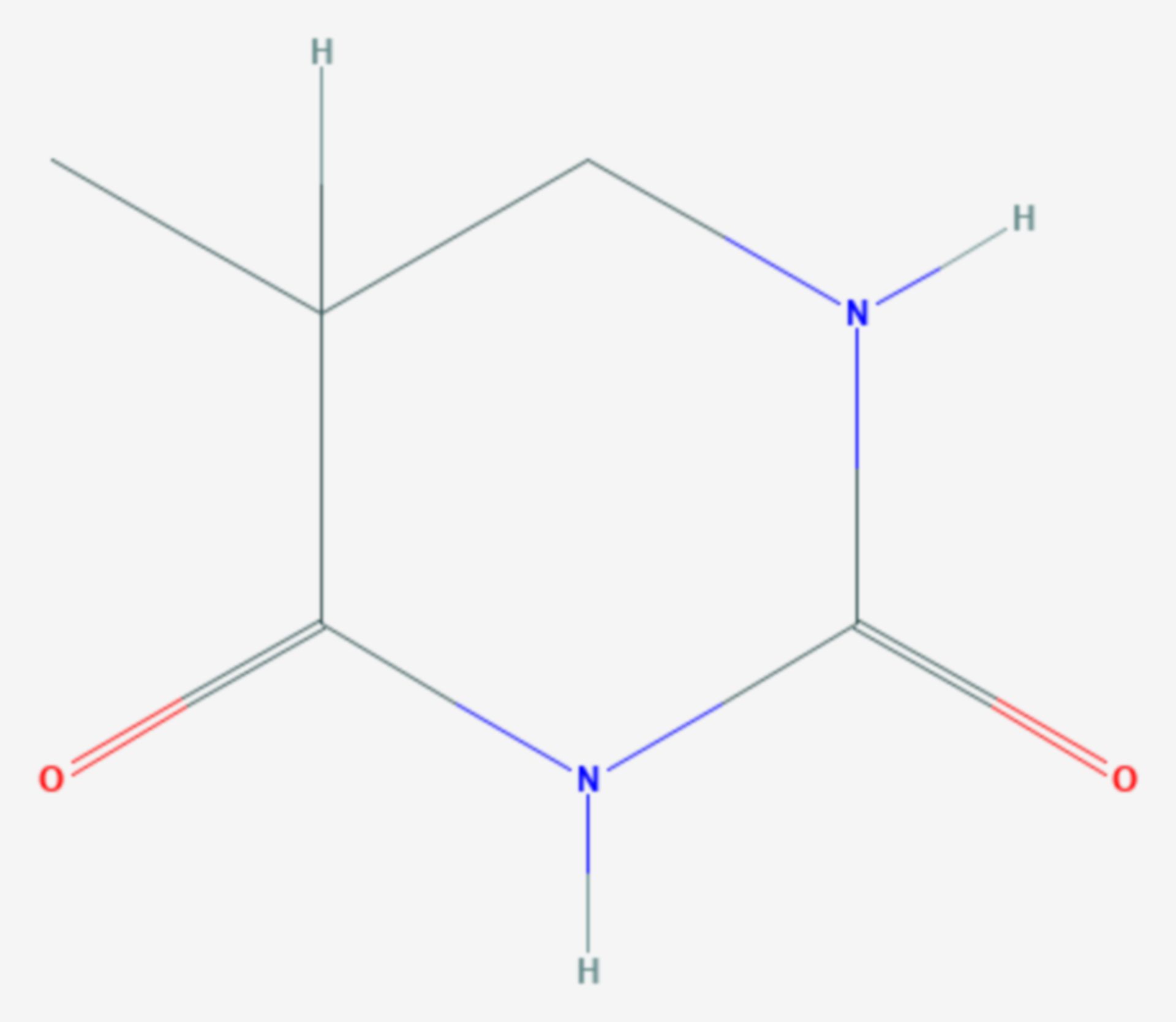 Dihydrothymin (Strukturformel)