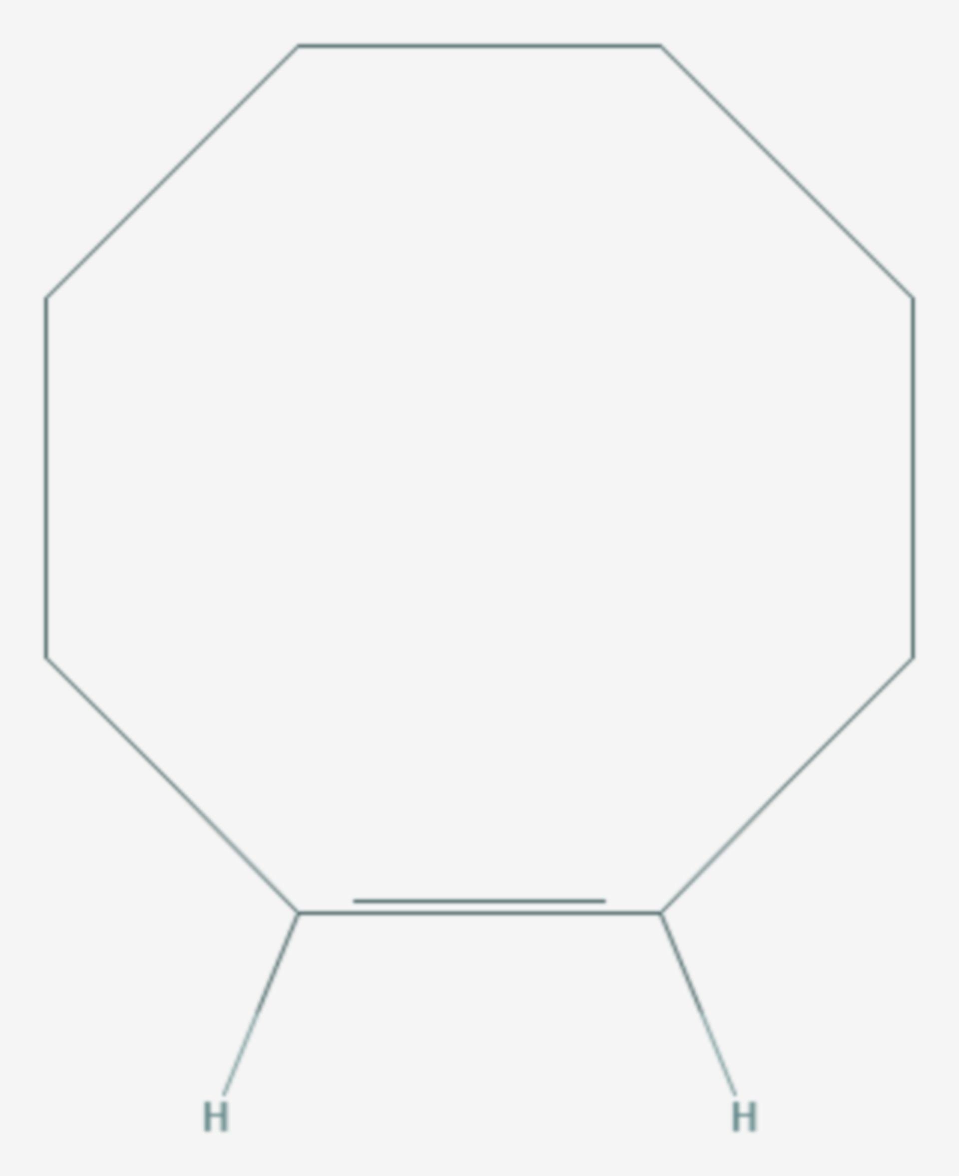 Cycloocten (Strukturformel)