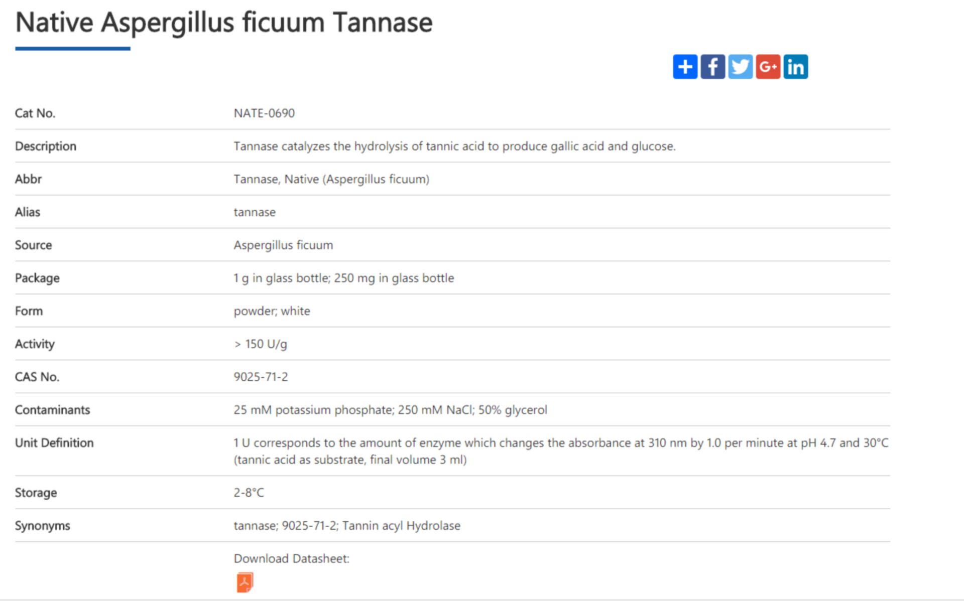 tannase