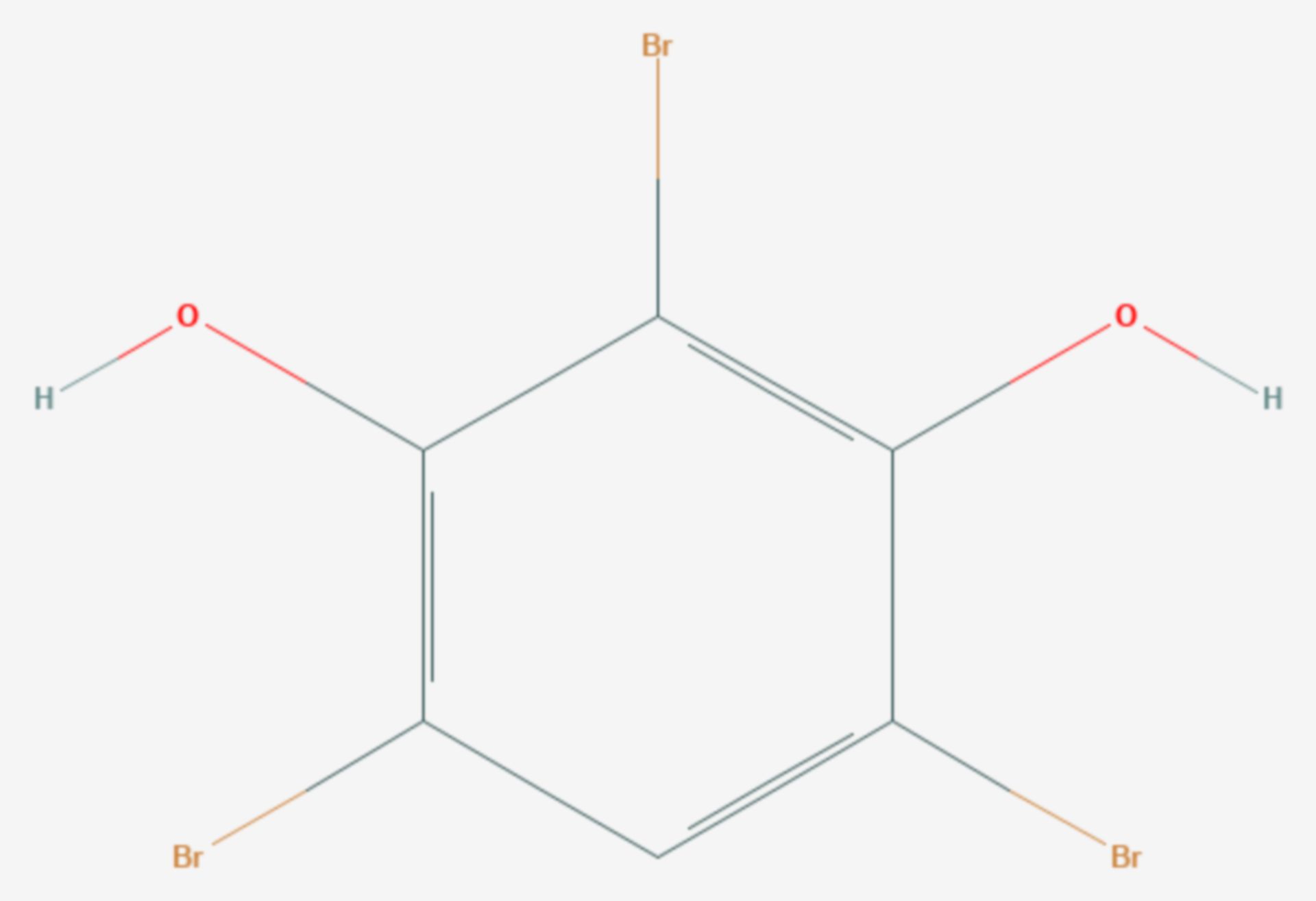 2,4,6-Tribromresorcin (Strukturformel)