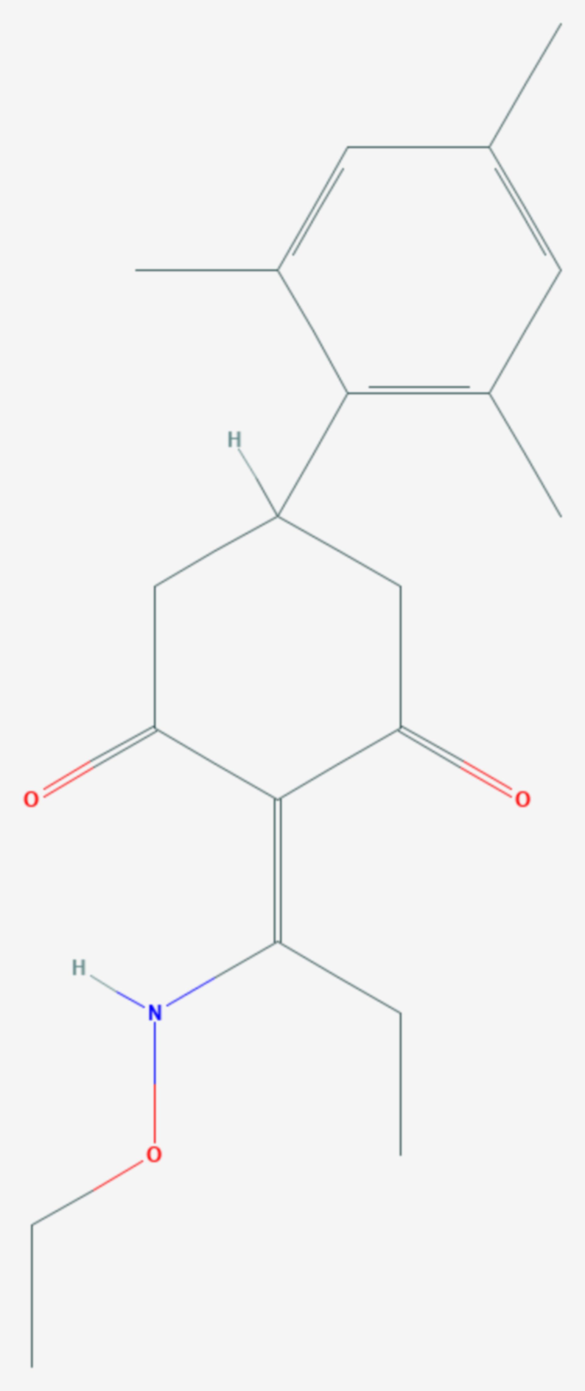 Tralkoxydim (Strukturformel)