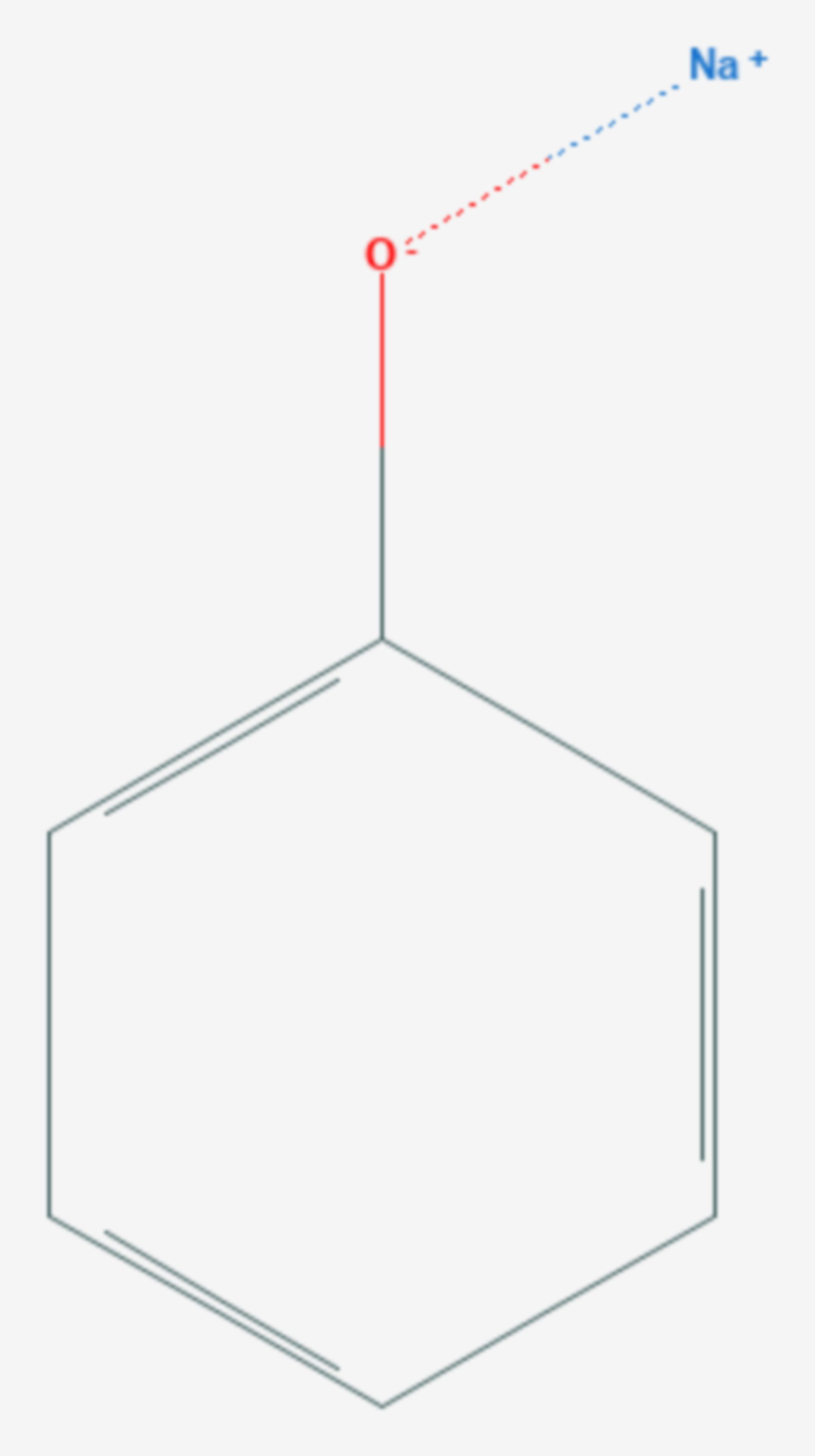 Natriumphenolat (Strukturformel)