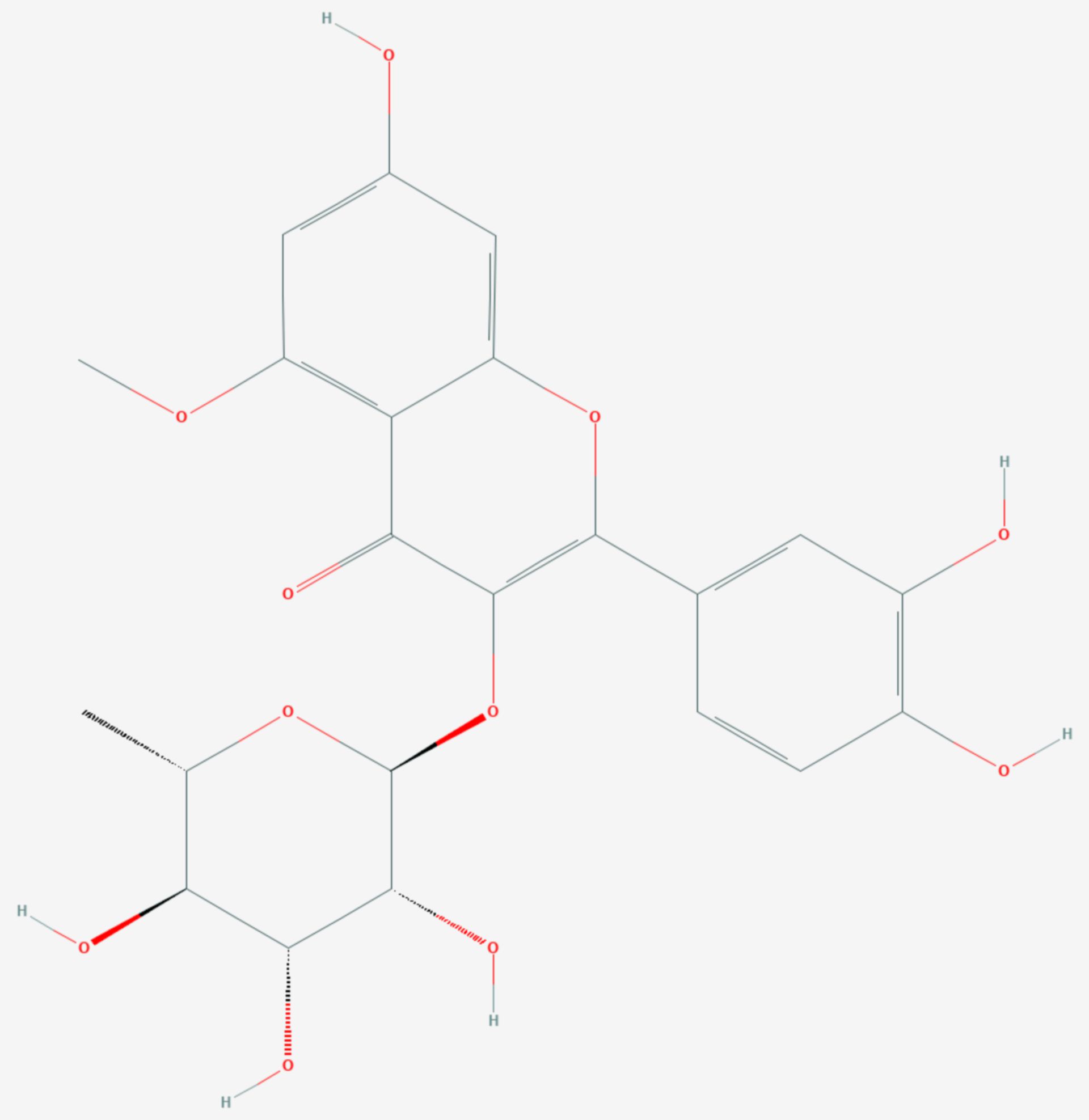 Azalein (Flavonoid) (Strukturformel)