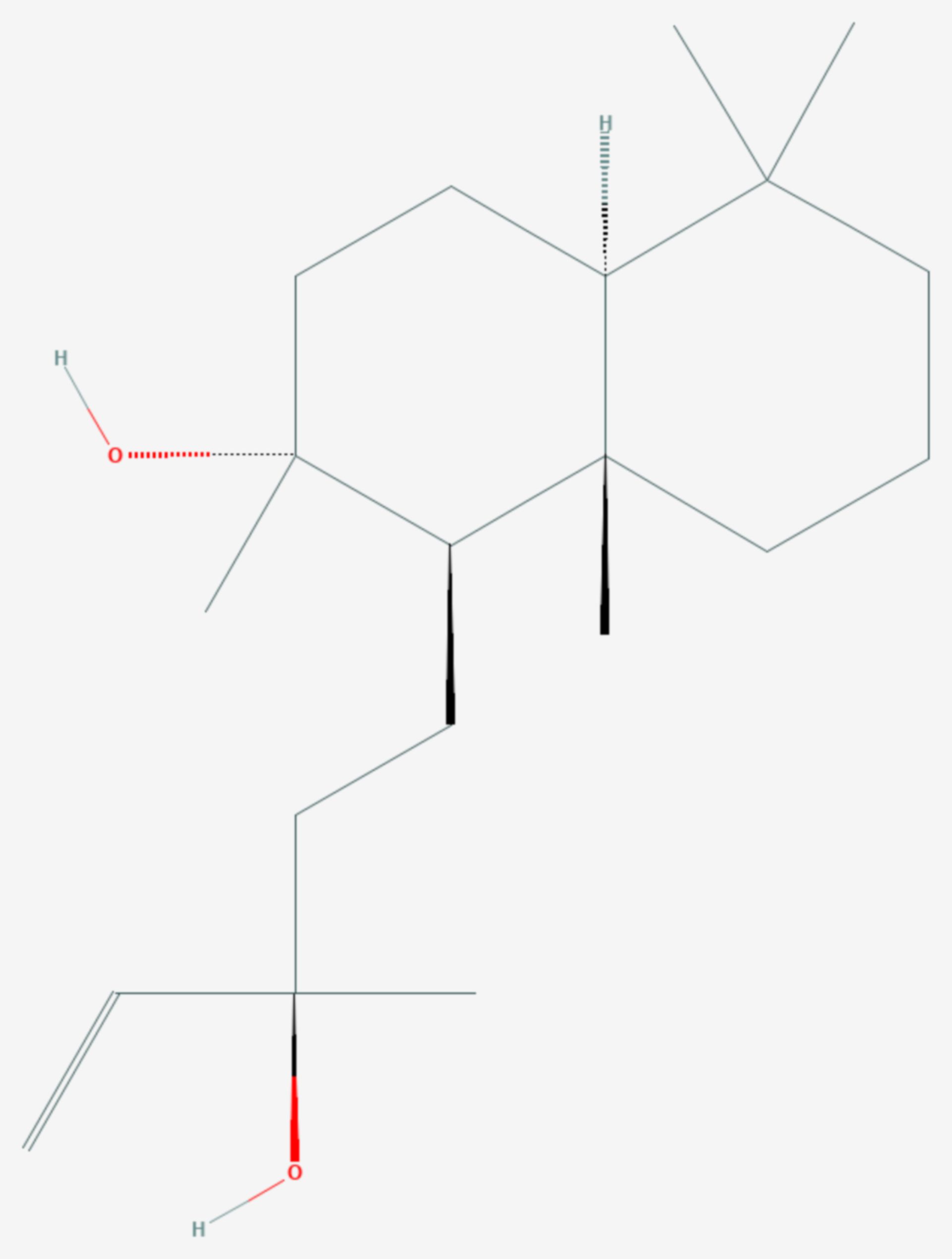 Sclareol (Strukturformel)