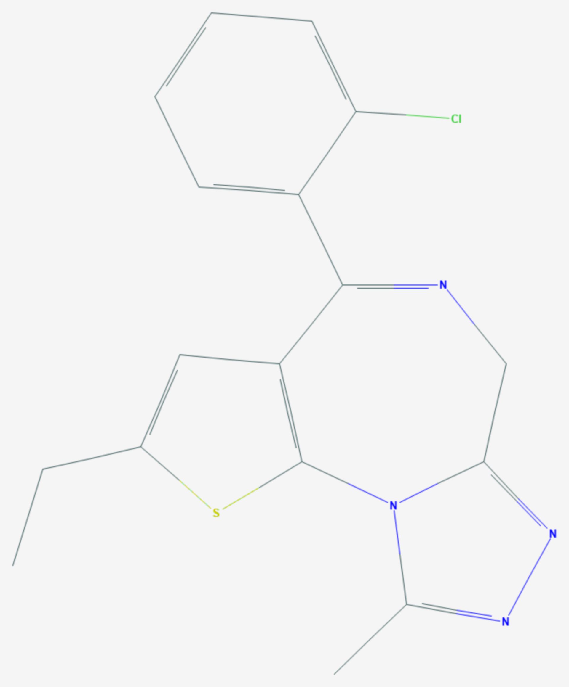 Etizolam (Strukturformel)