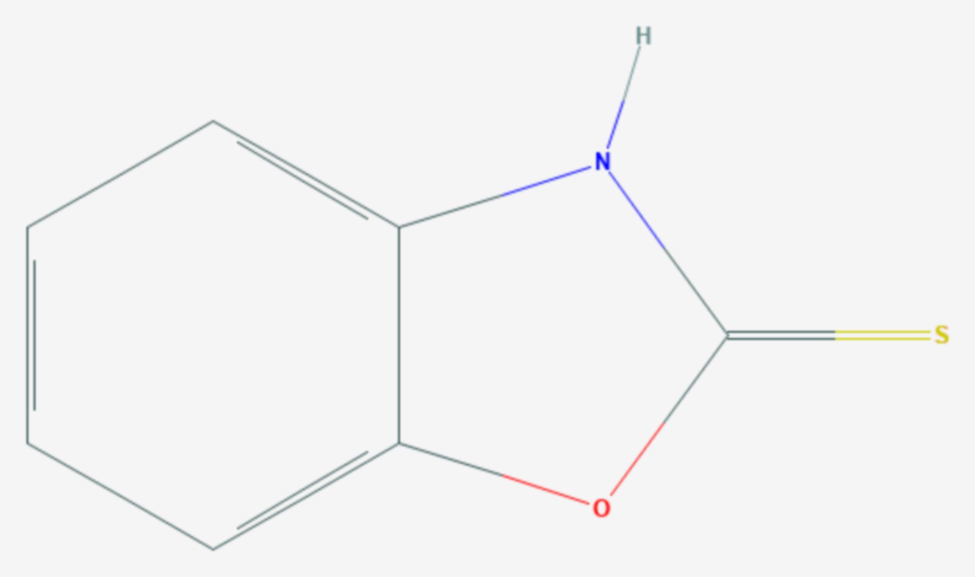 2-Mercaptobenzoxazol (Strukturformel)