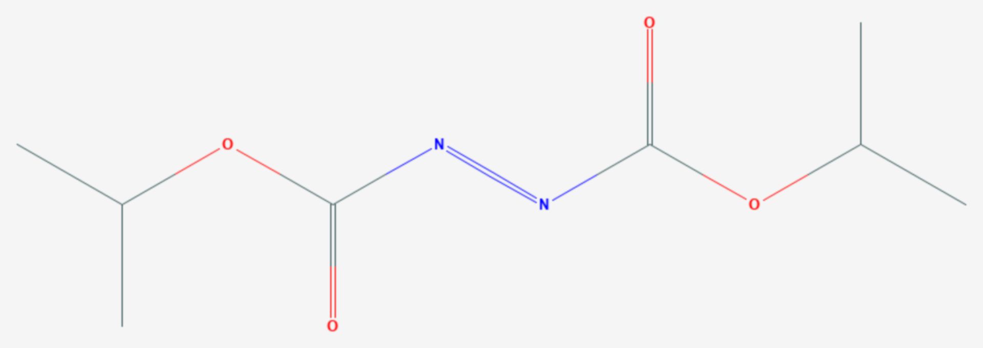 Azodicarbonsäurediisopropylester (Strukturformel)