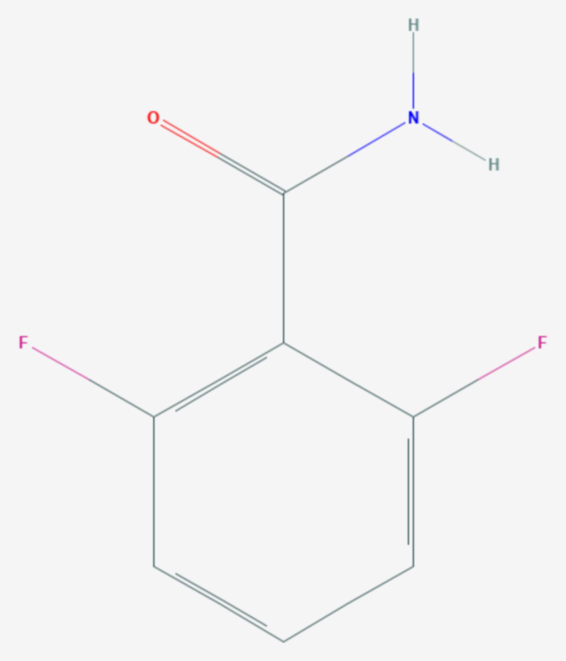 2,6-Difluorbenzamid (Strukturformel)