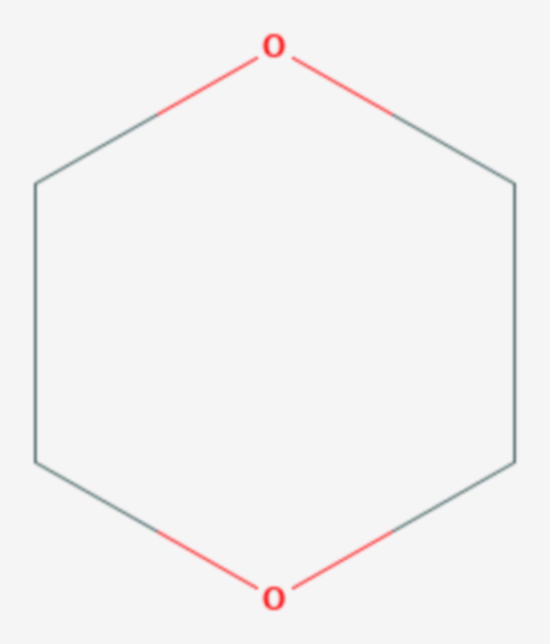 1,4-Dioxan (Strukturformel)