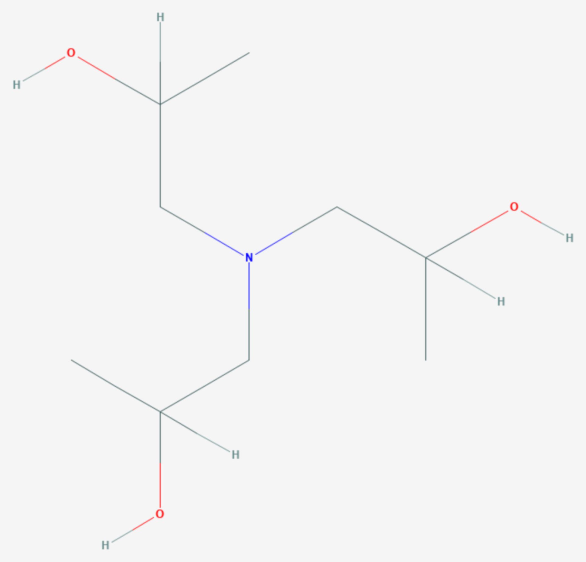 Triisopropanolamin (Strukturformel)