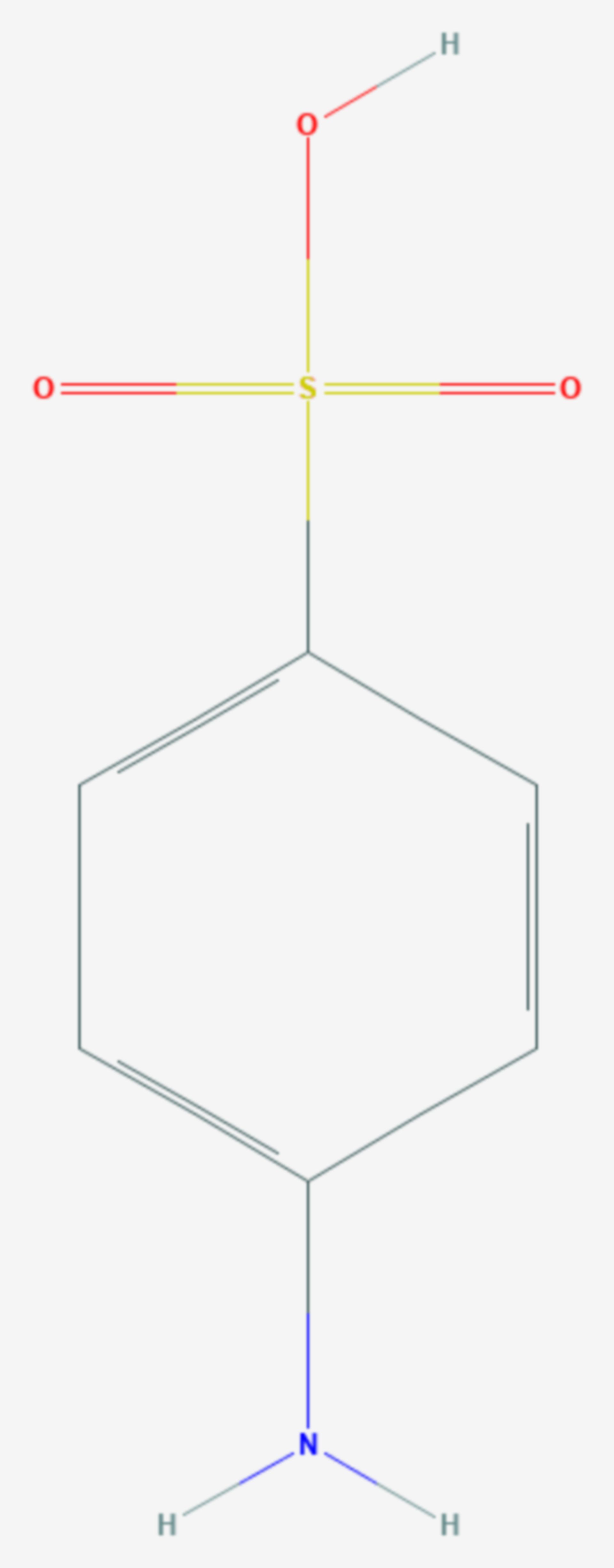 Sulfanilsäure (Strukturformel)