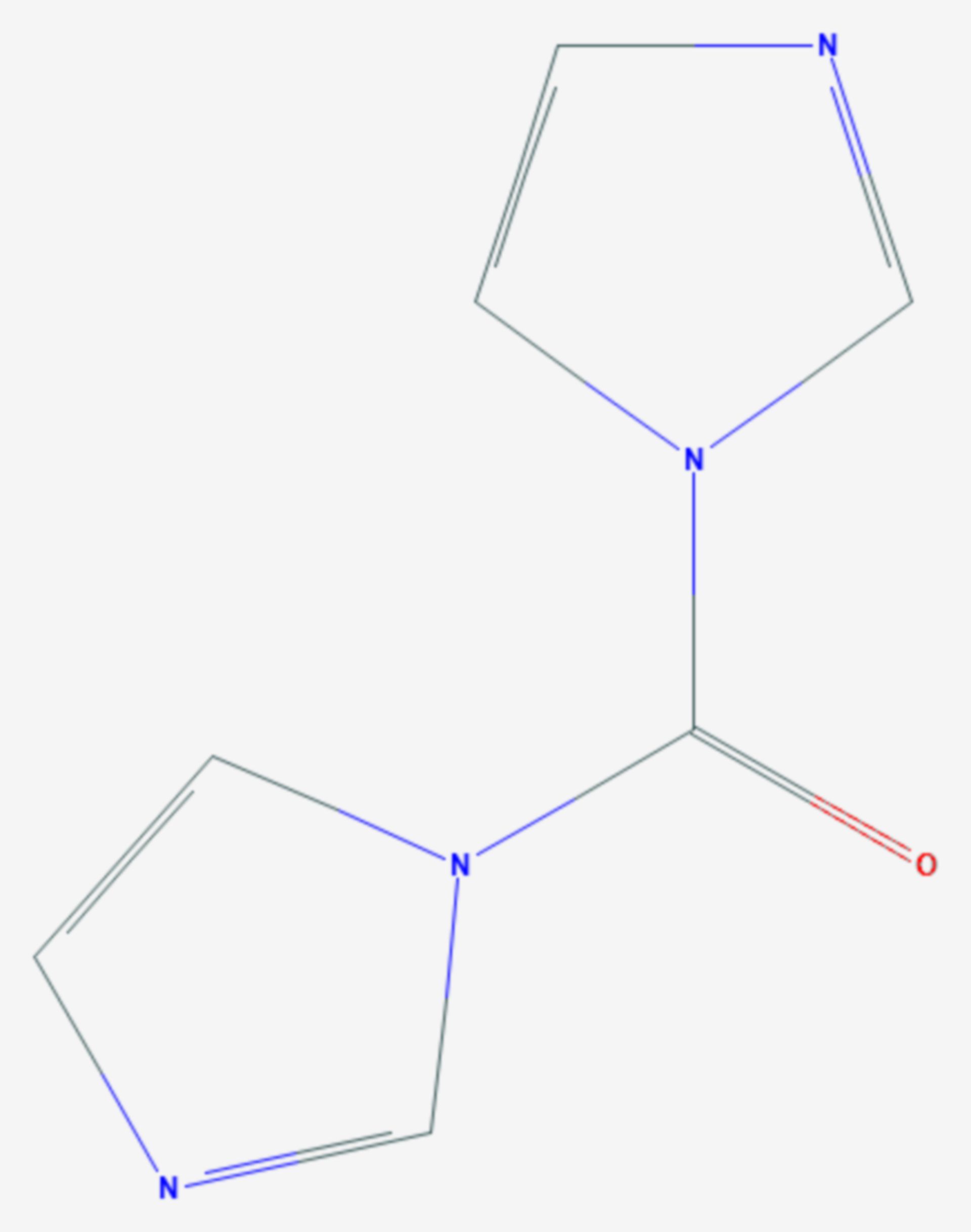 Carbonyldiimidazol (Strukturformel)