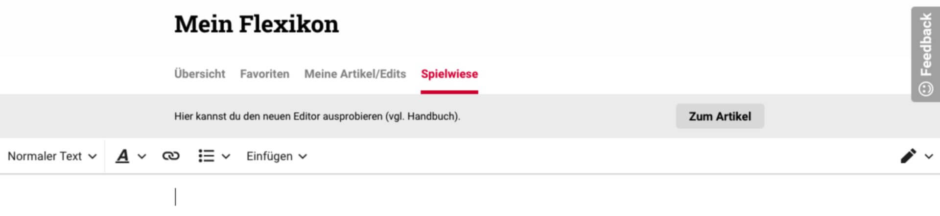 Spielwiese