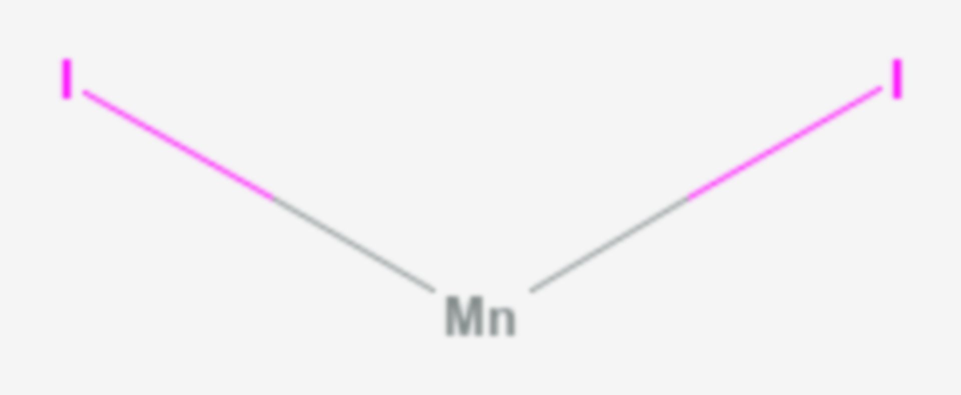 Mangan(II)-iodid (Strukturformel)