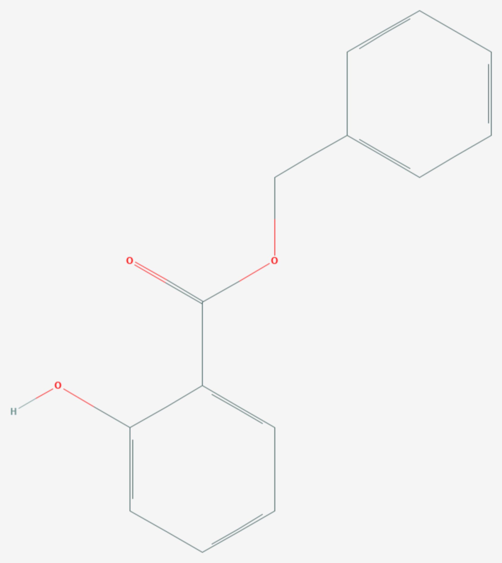 Salicylsäurebenzylester (Strukturformel)