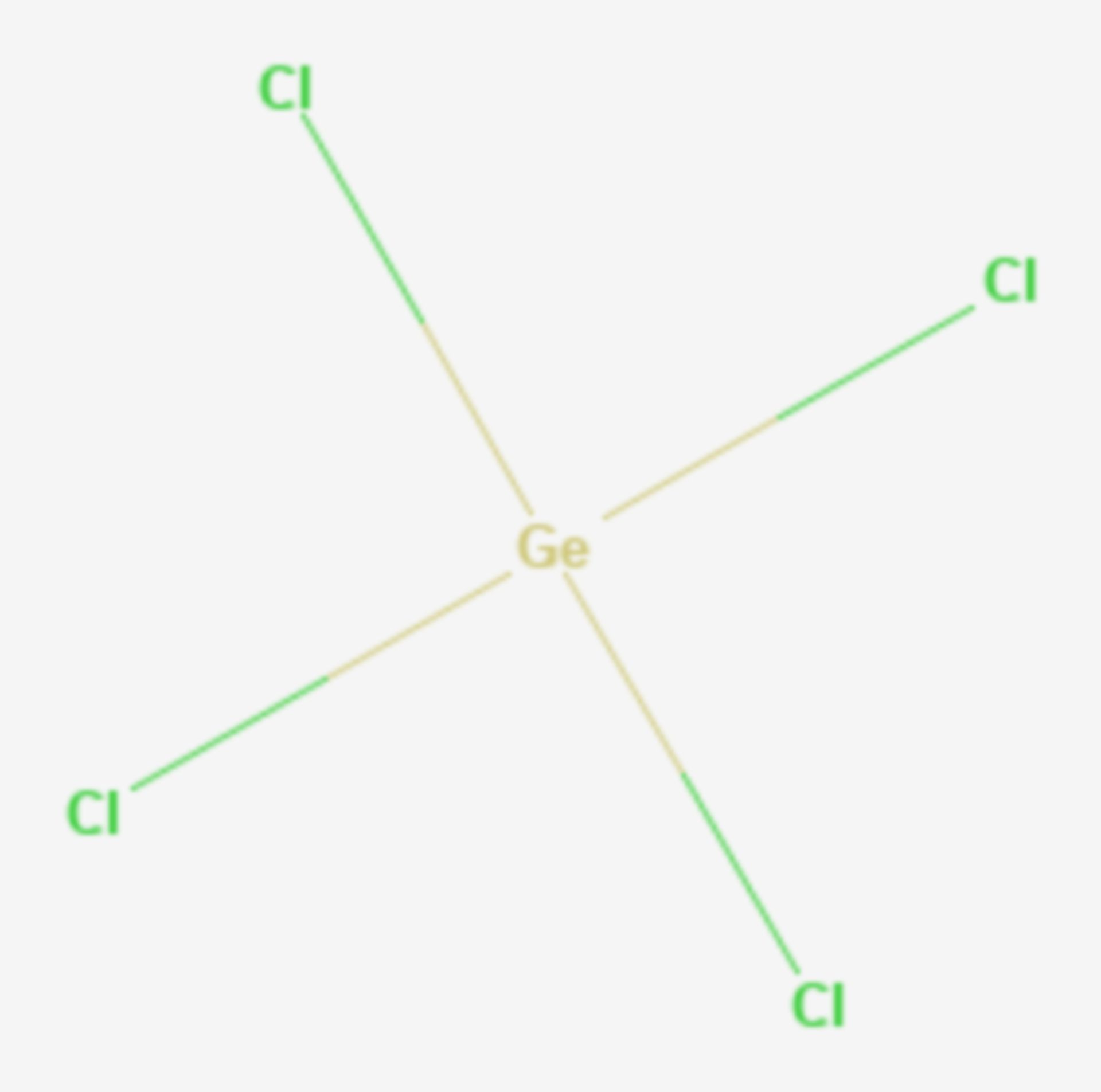 Germanium(IV)-chlorid (Strukturformel)