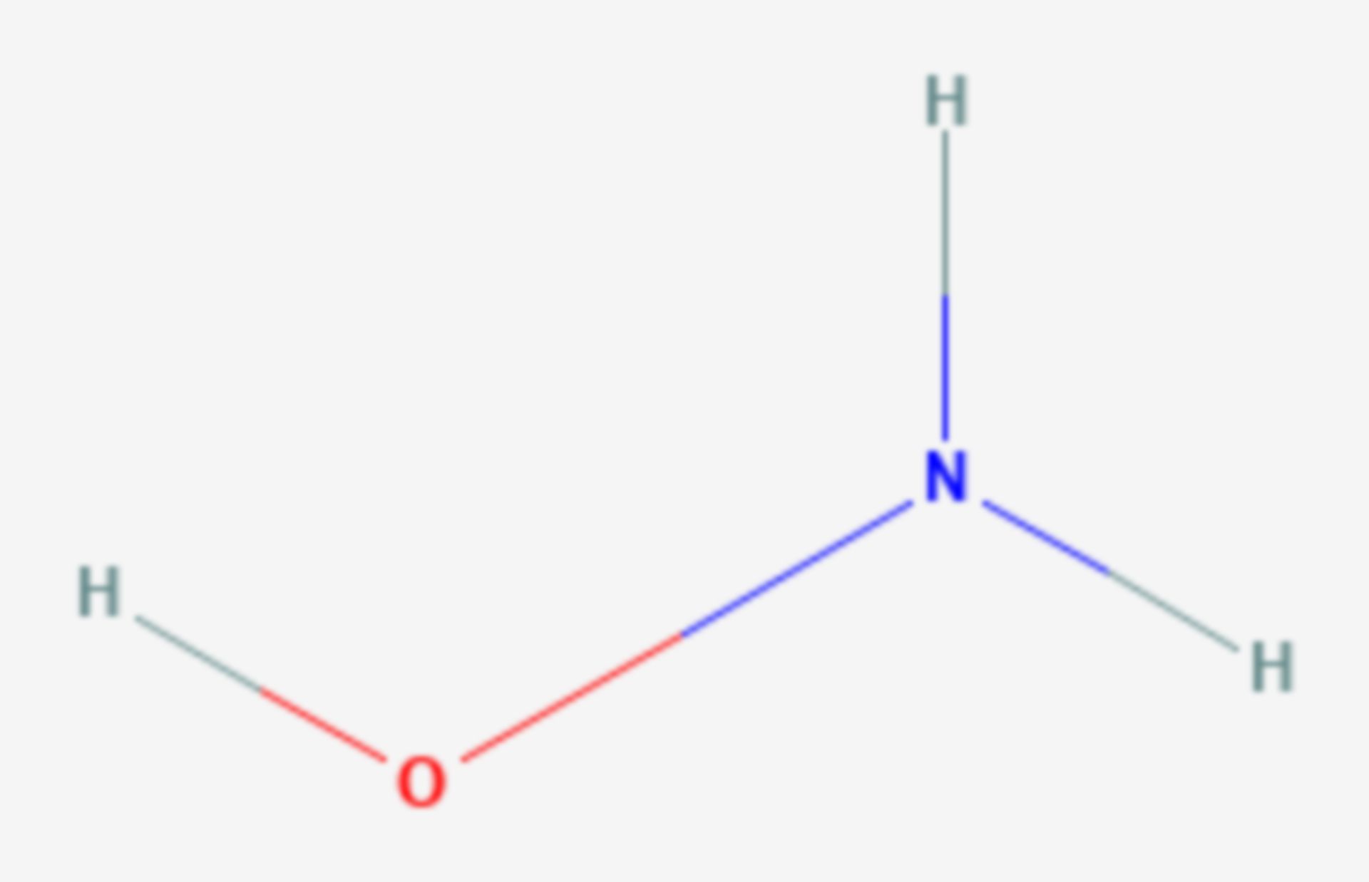 Hydroxylamin (Strukturformel)