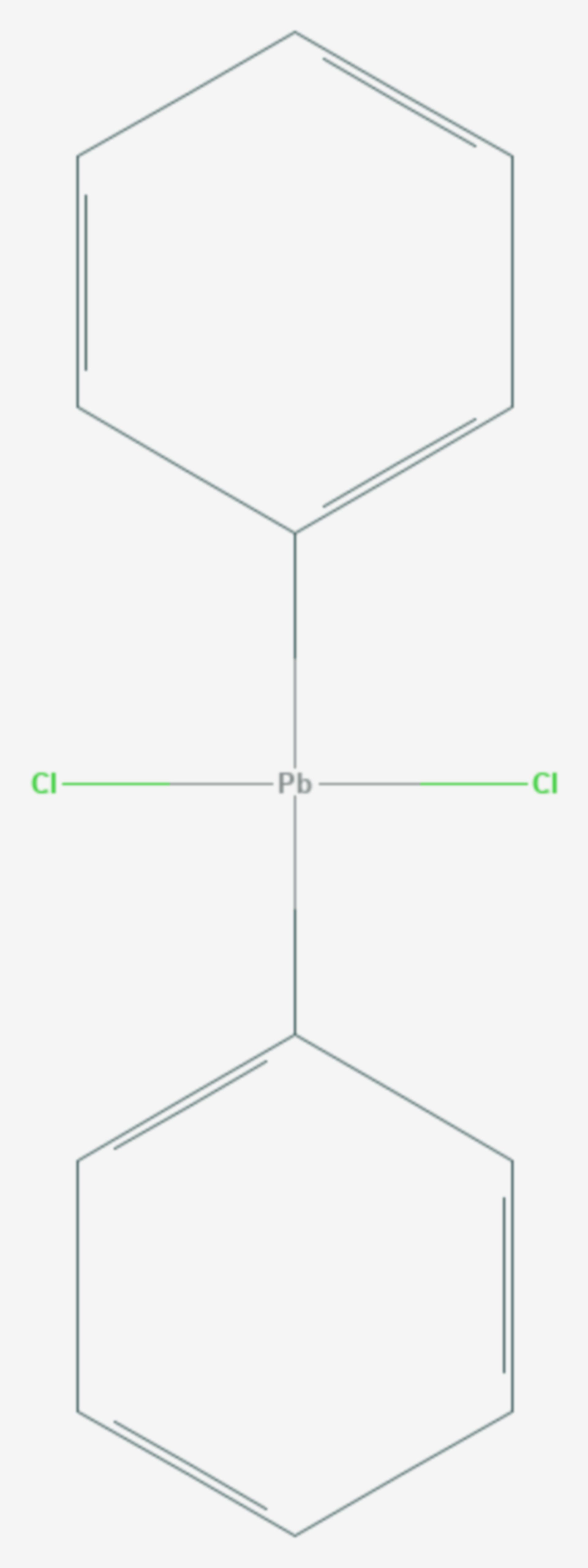 Diphenylbleidichlorid (Strukturformel)