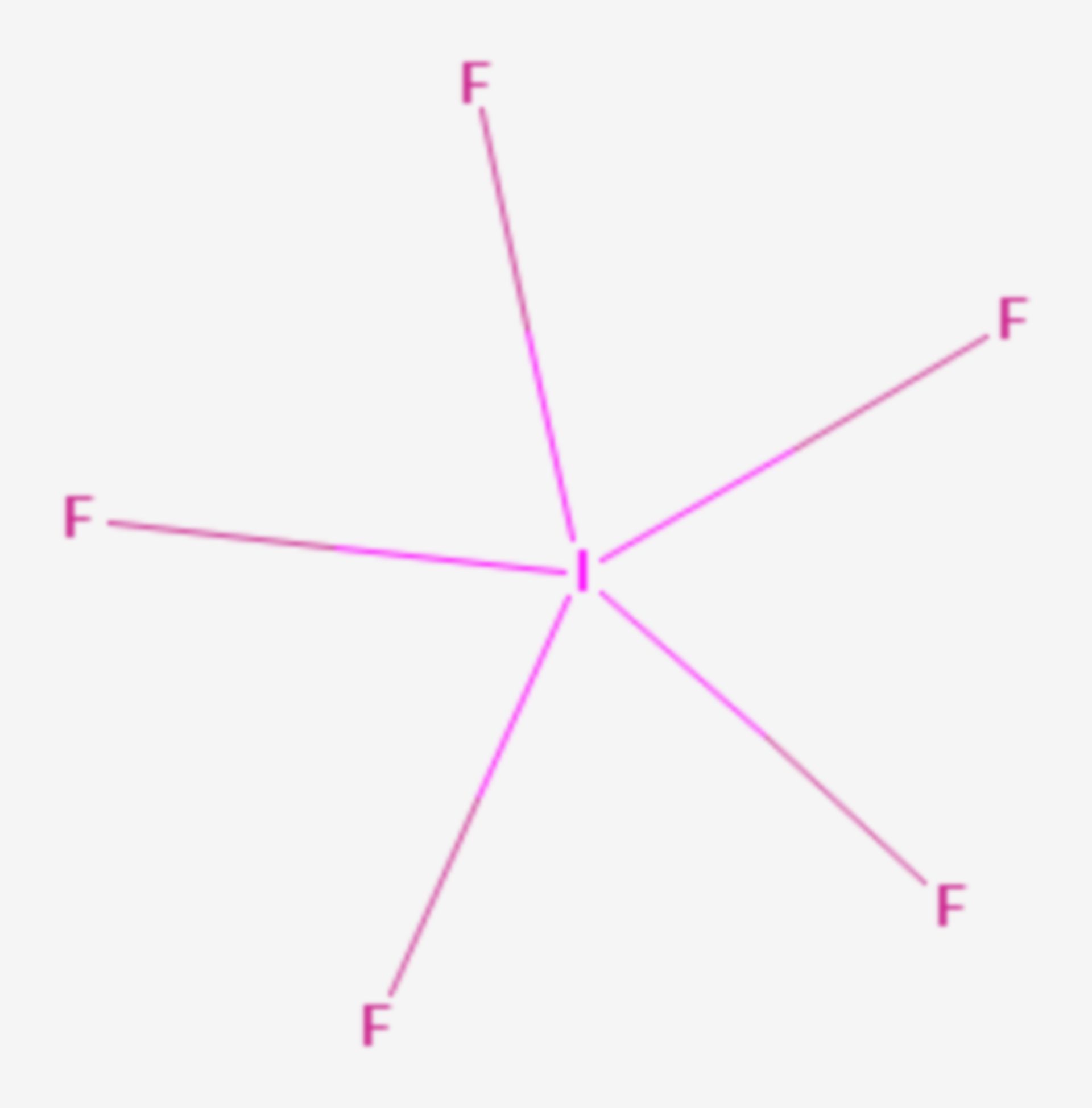 Iodpentafluorid (Strukturformel)