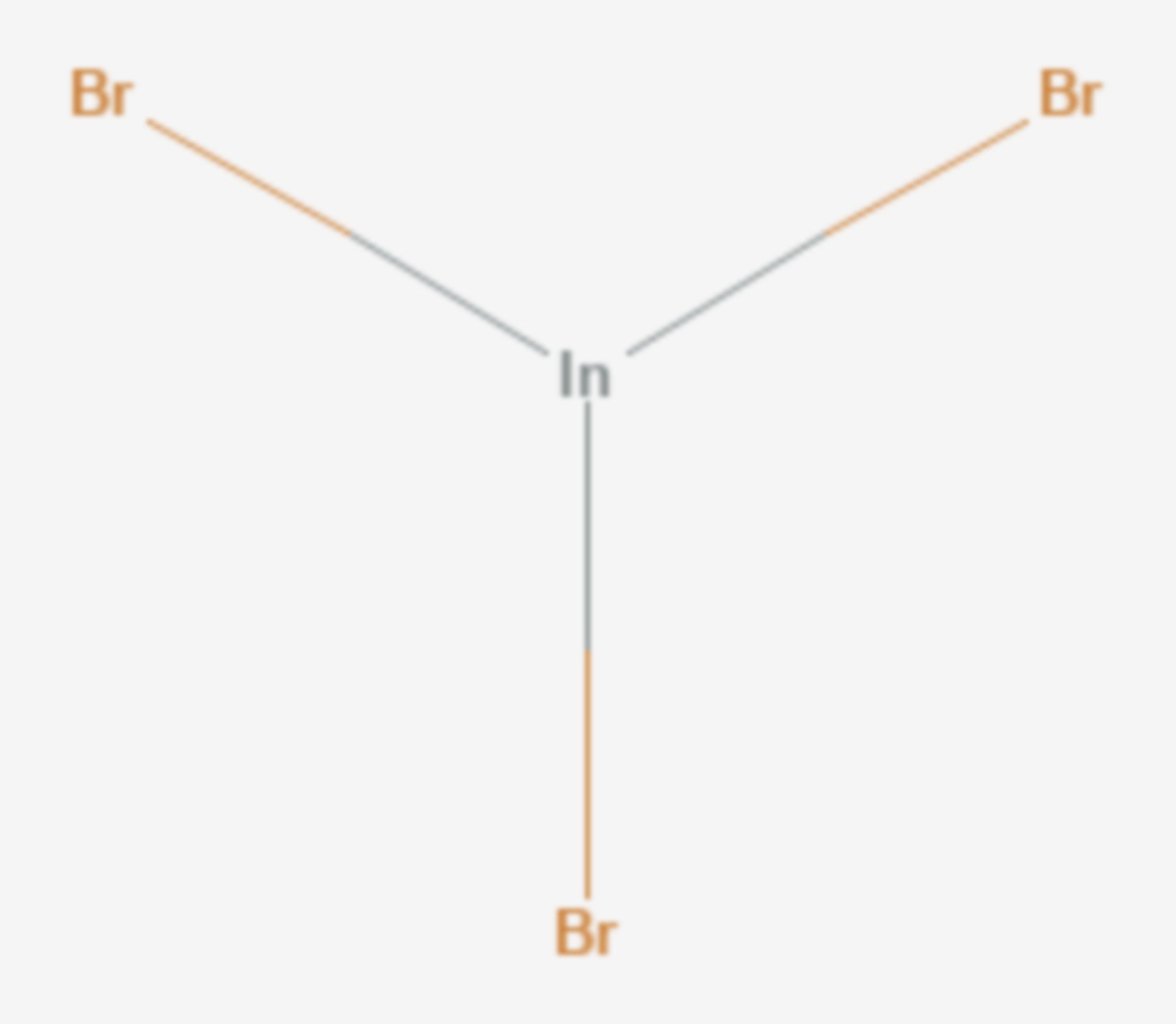 Indium(III)-bromid (Strukturformel)