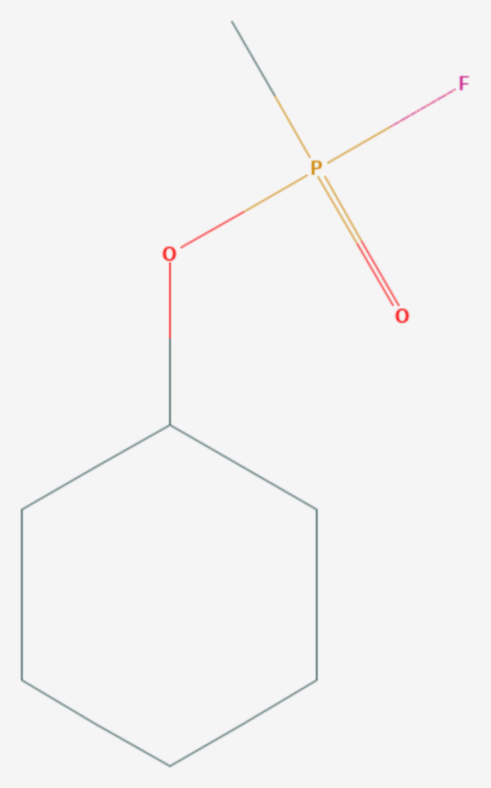 Cyclosarin (Strukturformel)