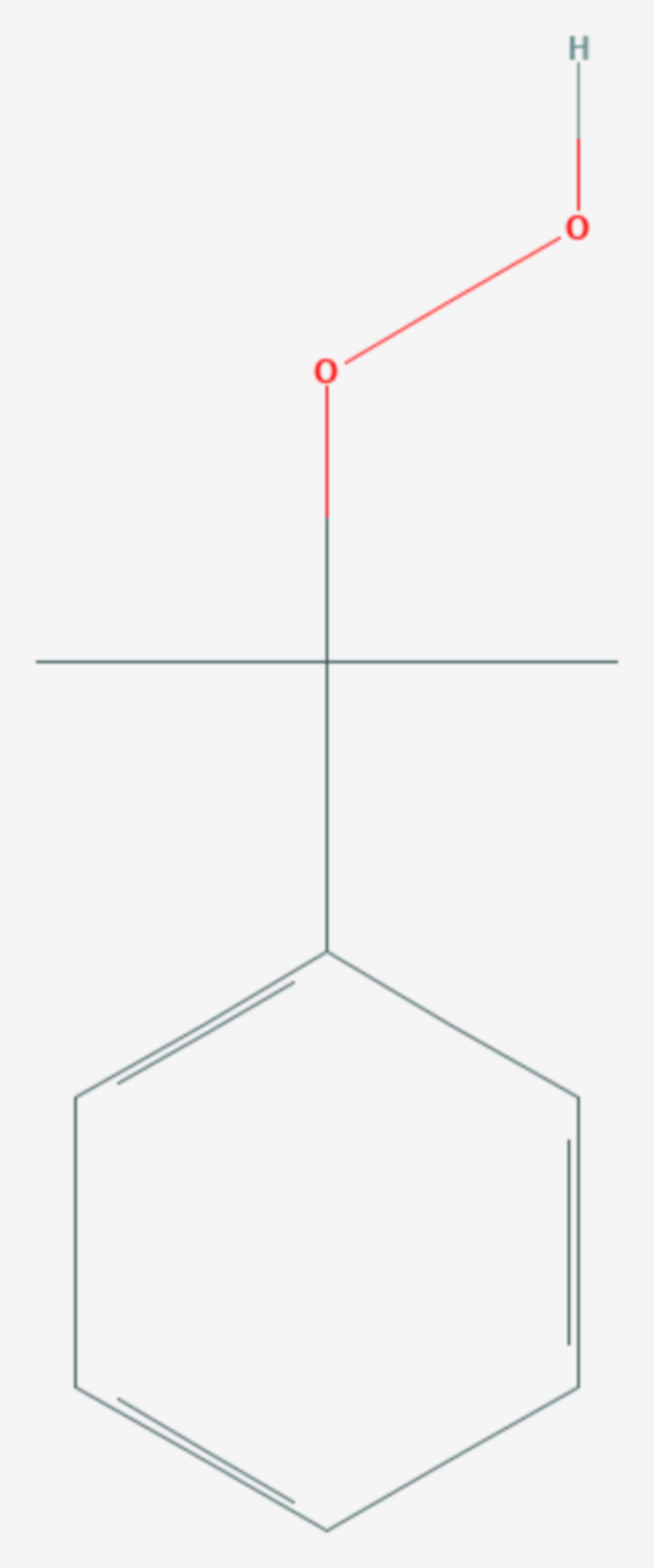 Cumolhydroperoxid (Strukturformel)