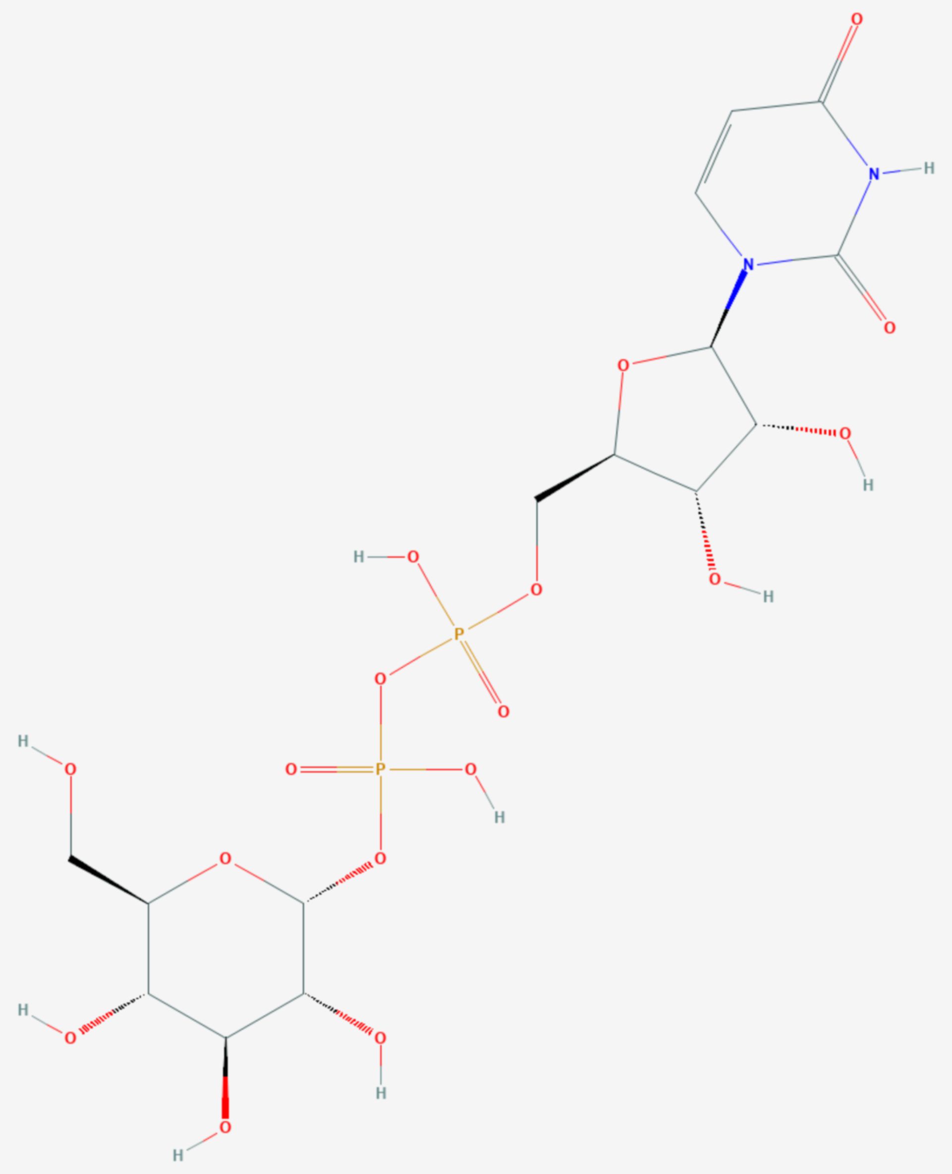 UDP-Glucose (Strukturformel)