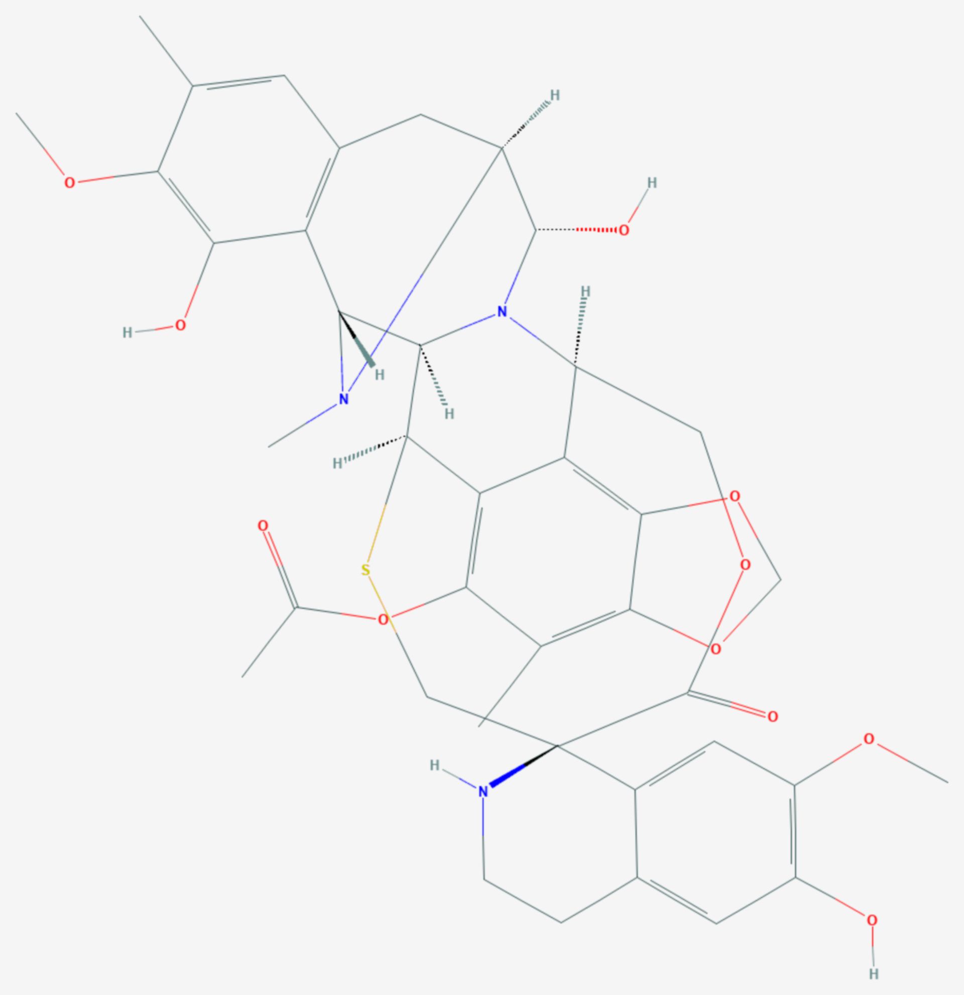 Ecteinascidin 743 (Strukturformel)
