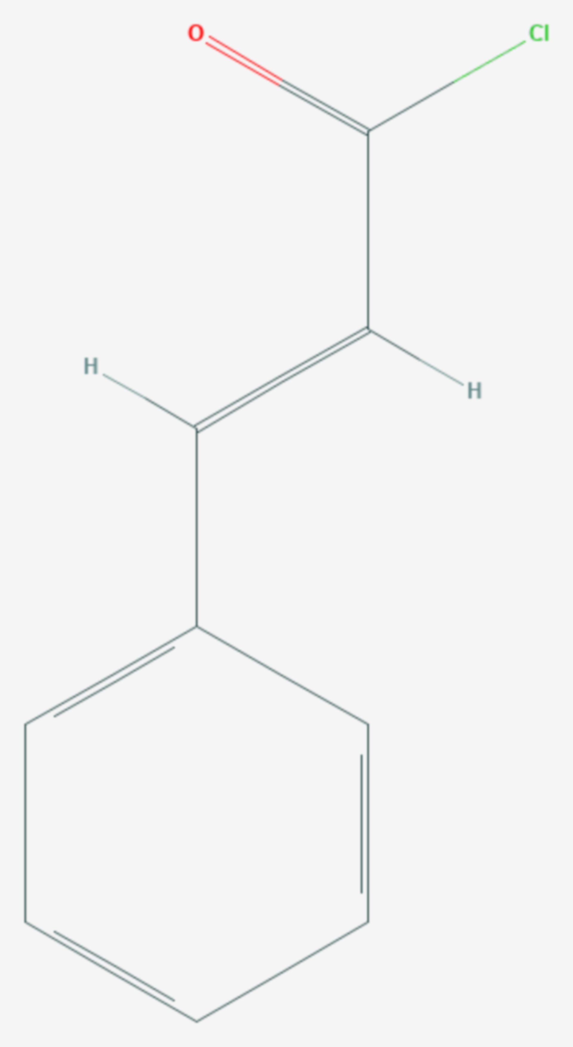 Zimtsäurechlorid (Strukturformel)