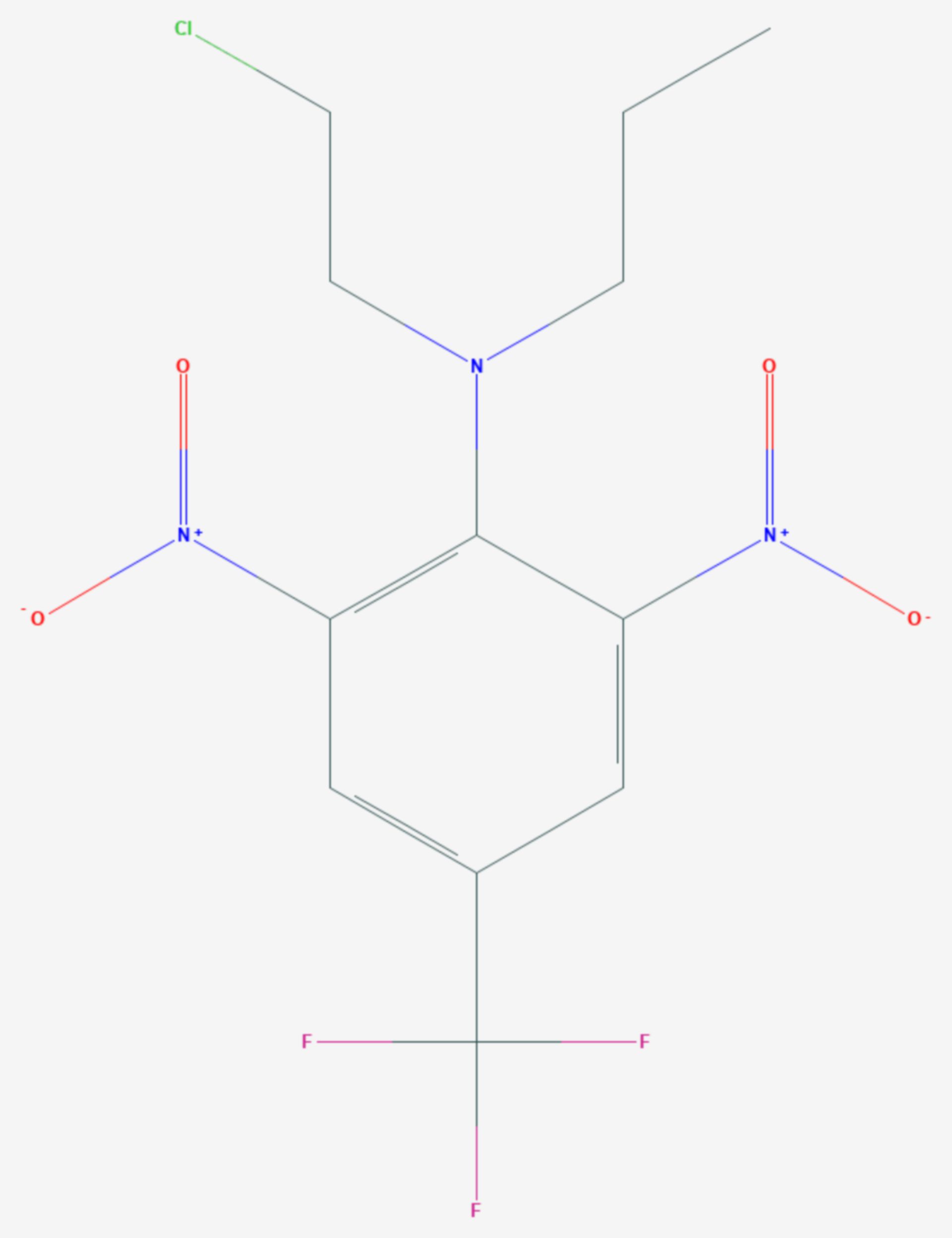 Fluchloralin (Strukturformel)